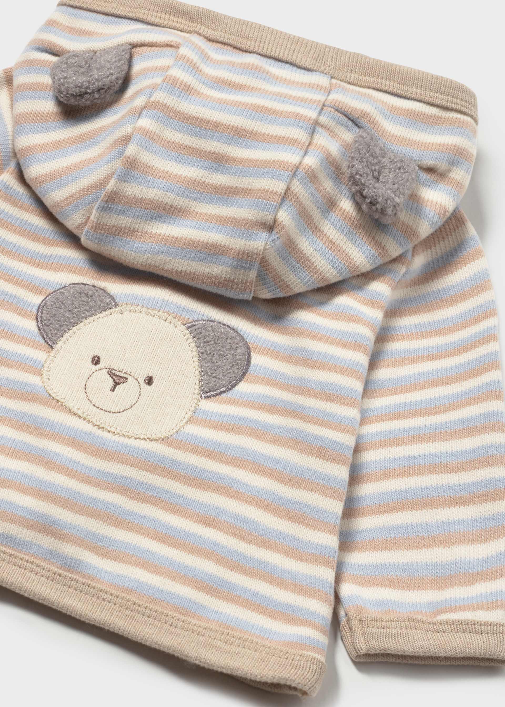 Chándal con sudadera rayas recién nacido