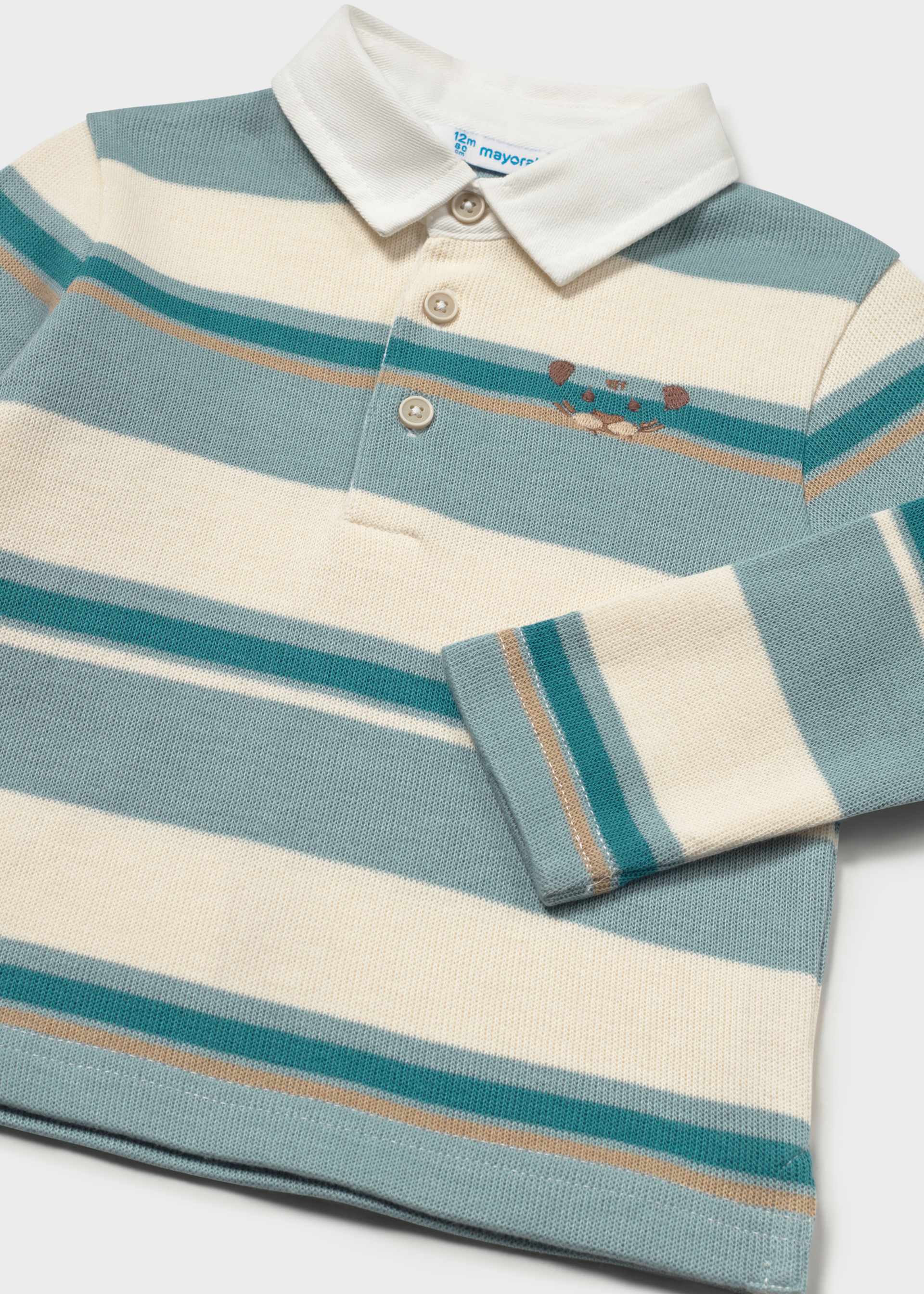 Polo rayé bébé
