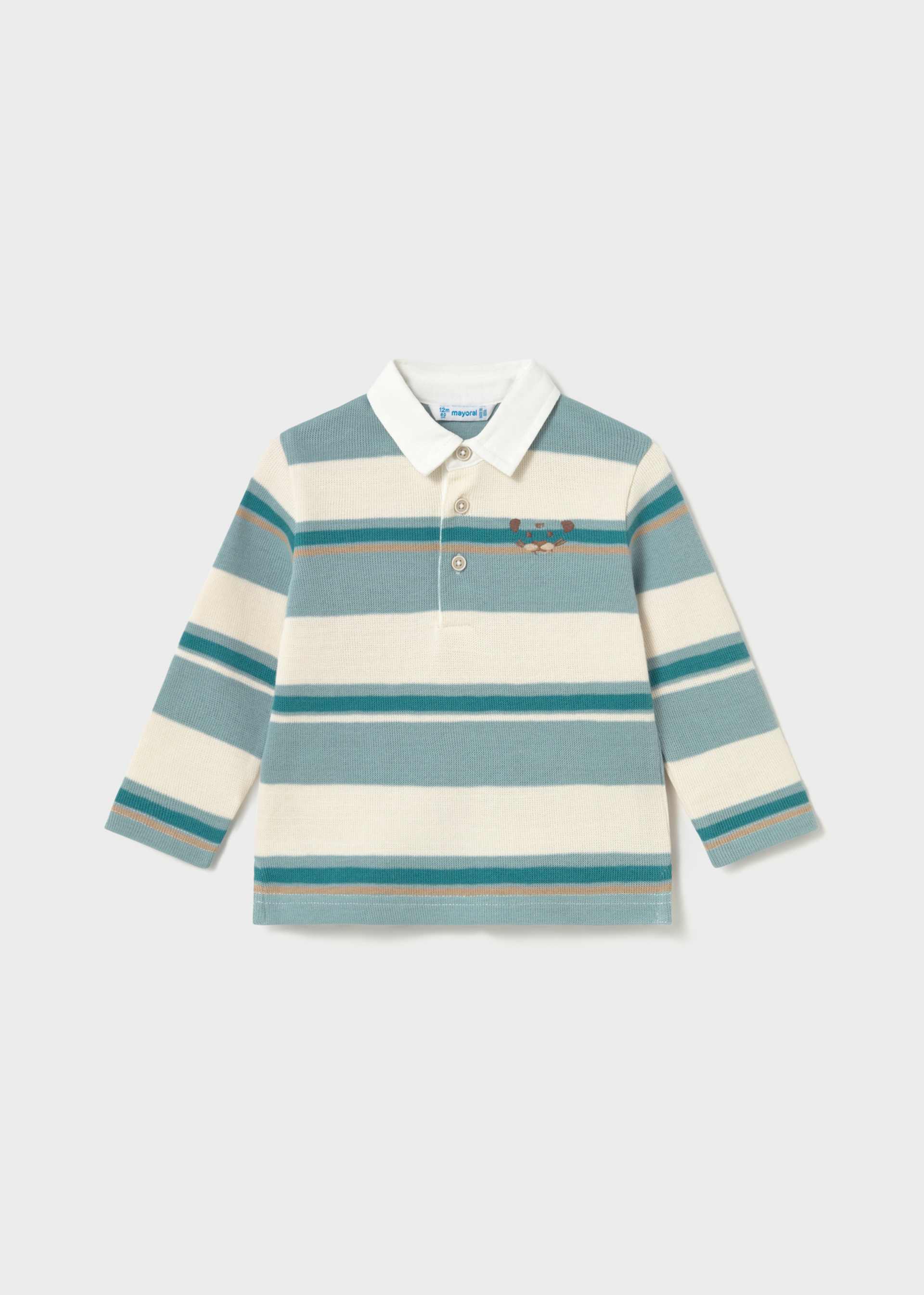 Polo rayé bébé