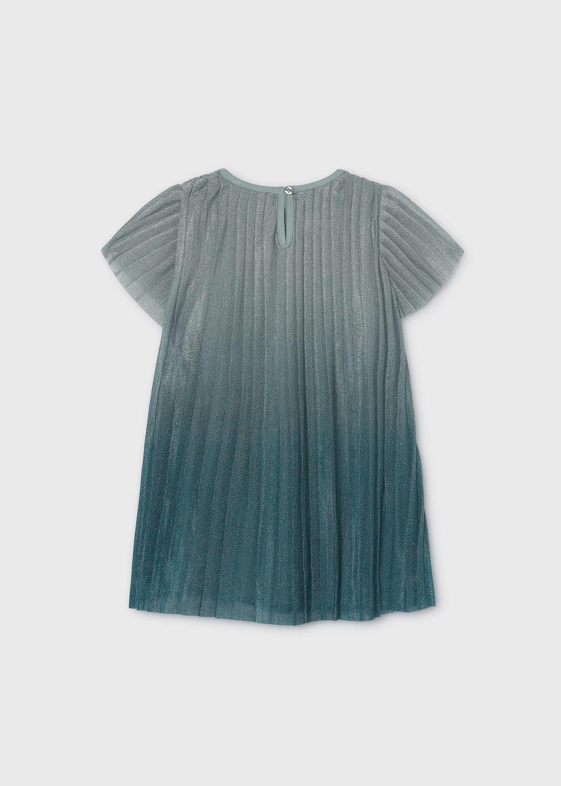 Vestido plisado degradado niña