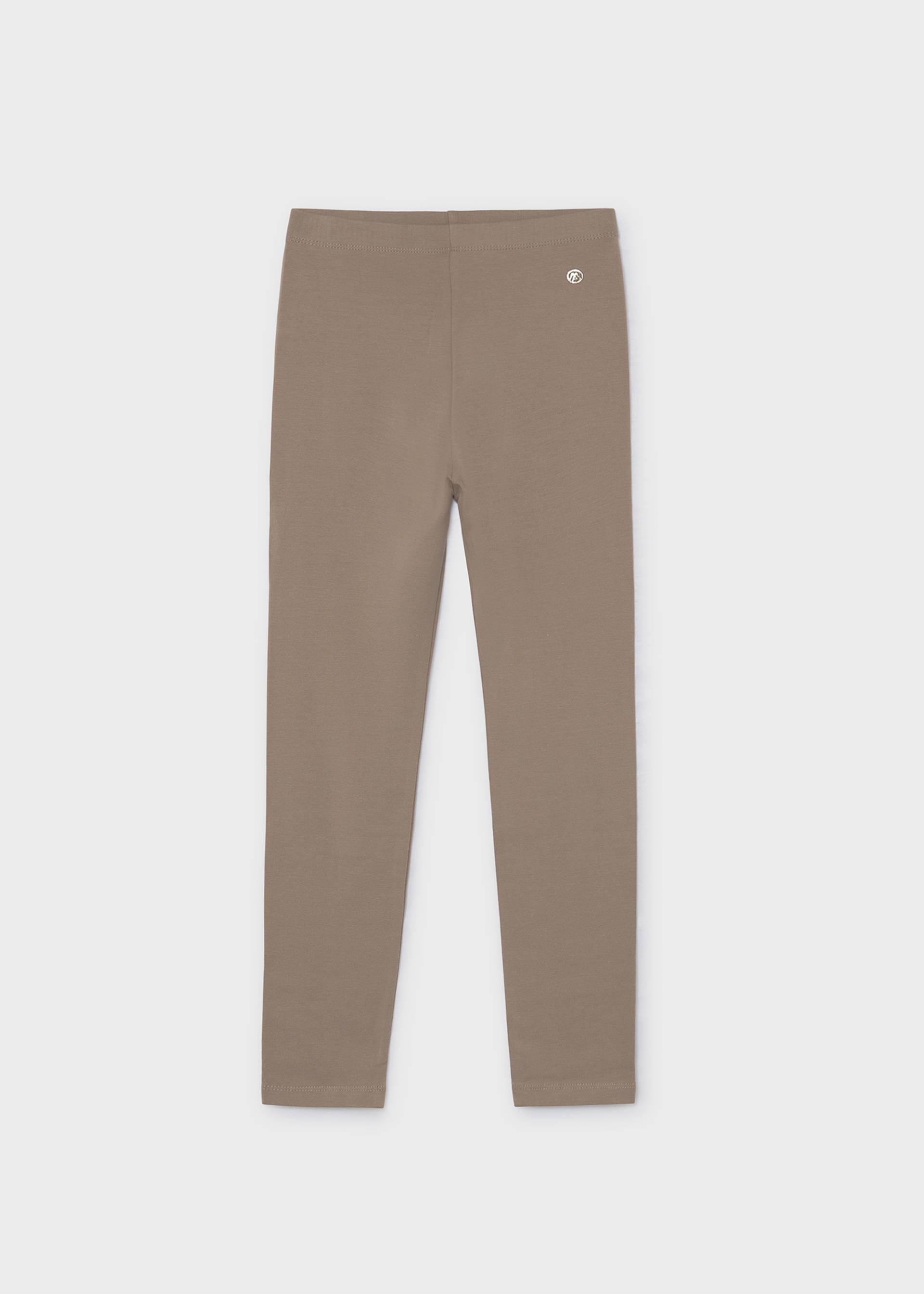 Basic knitted leggings for girls