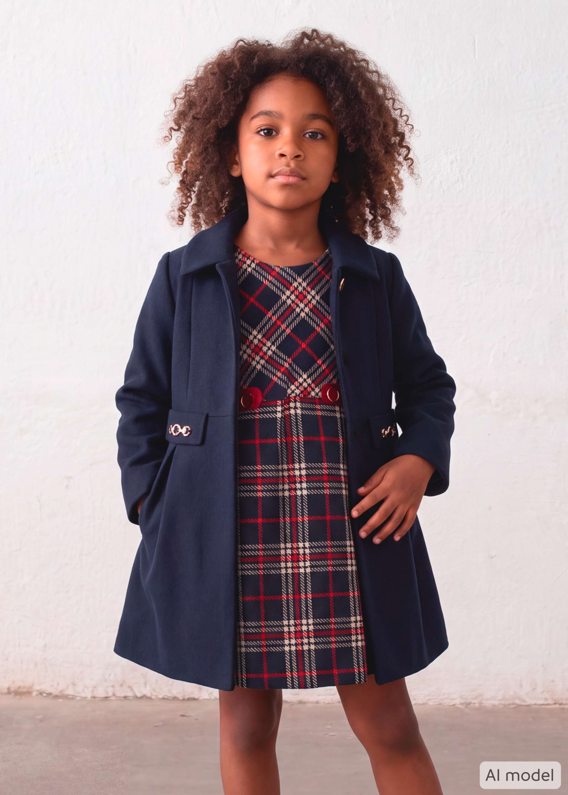Girl Dressy Wool Coat