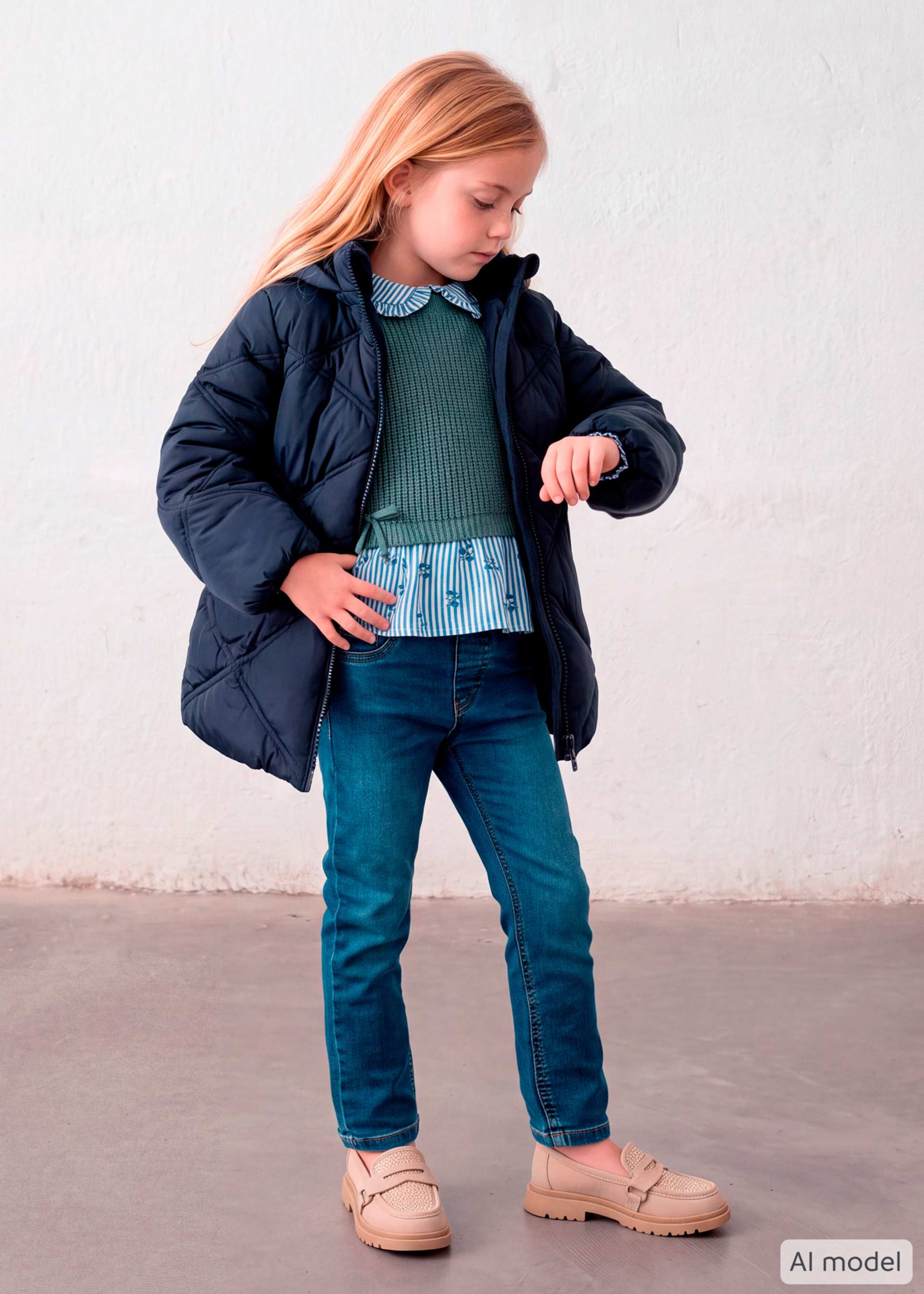 Jacke basic Mädchen Jacke basic Mädchen