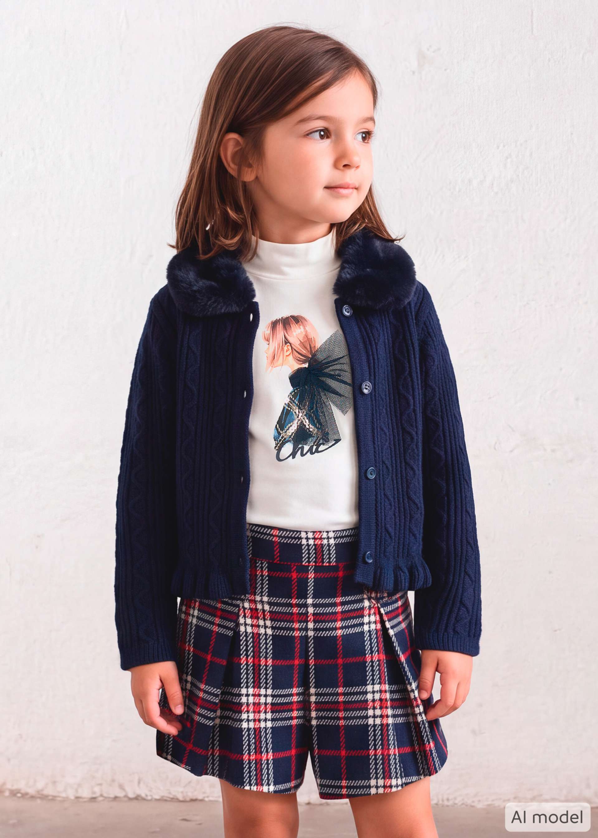 Cardigan cu blanita fetita