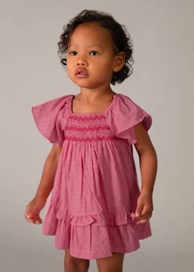 Vestito volant neonata