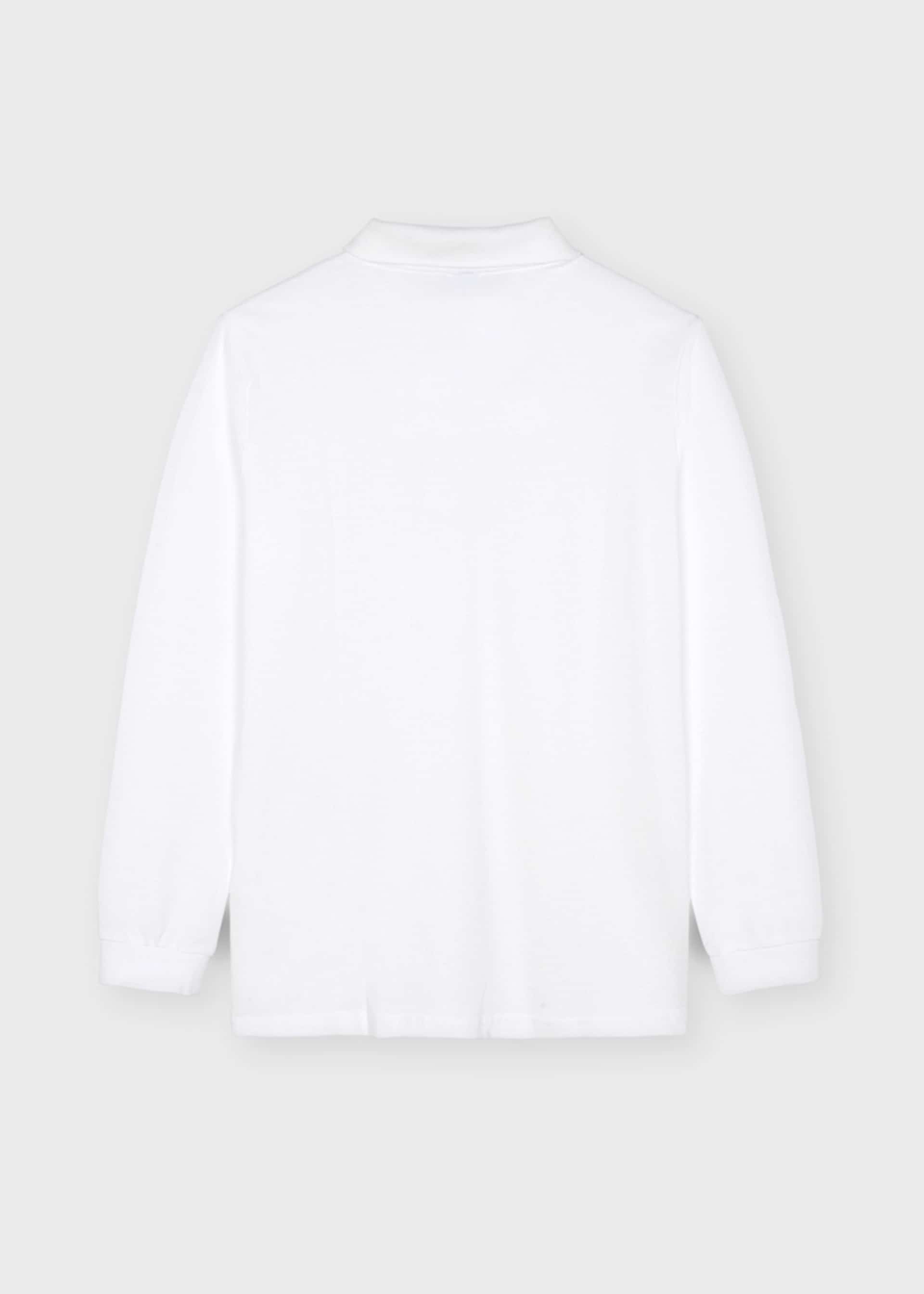 School uniform long sleeve polo shirt