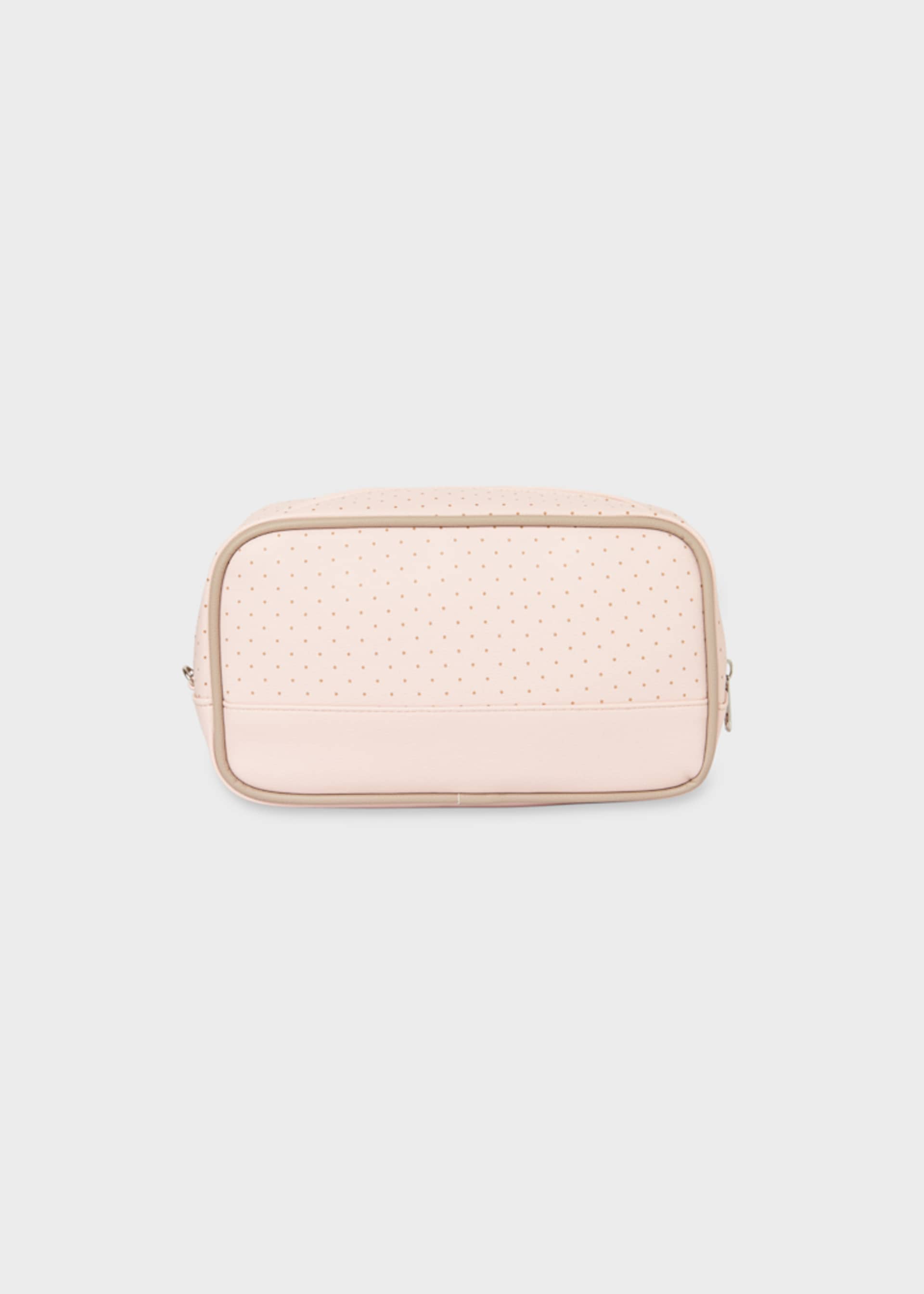 Polka dot toiletry bag