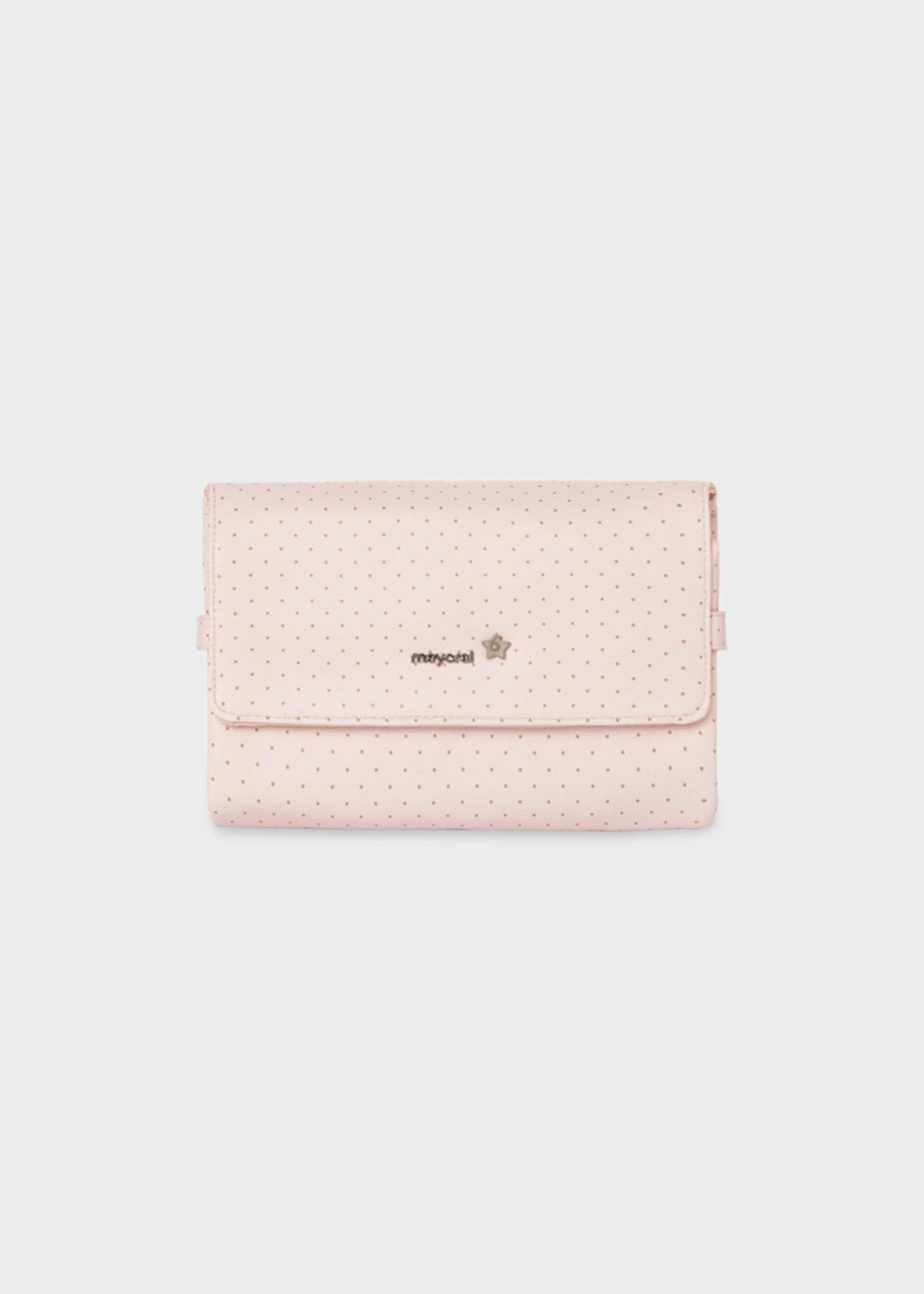 Serviette à langer à pois bébé