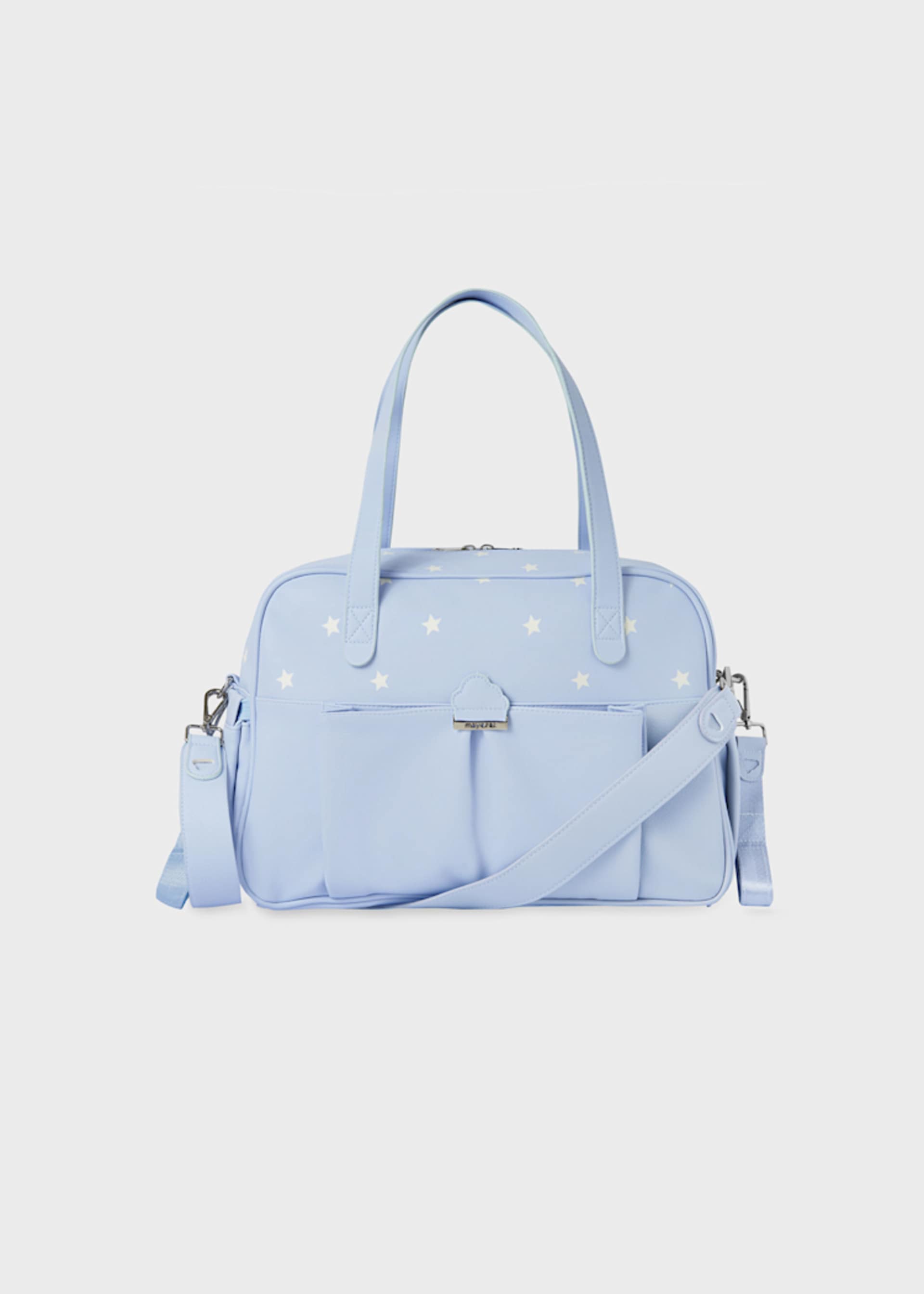 Bolso maternidad estrellas bebé