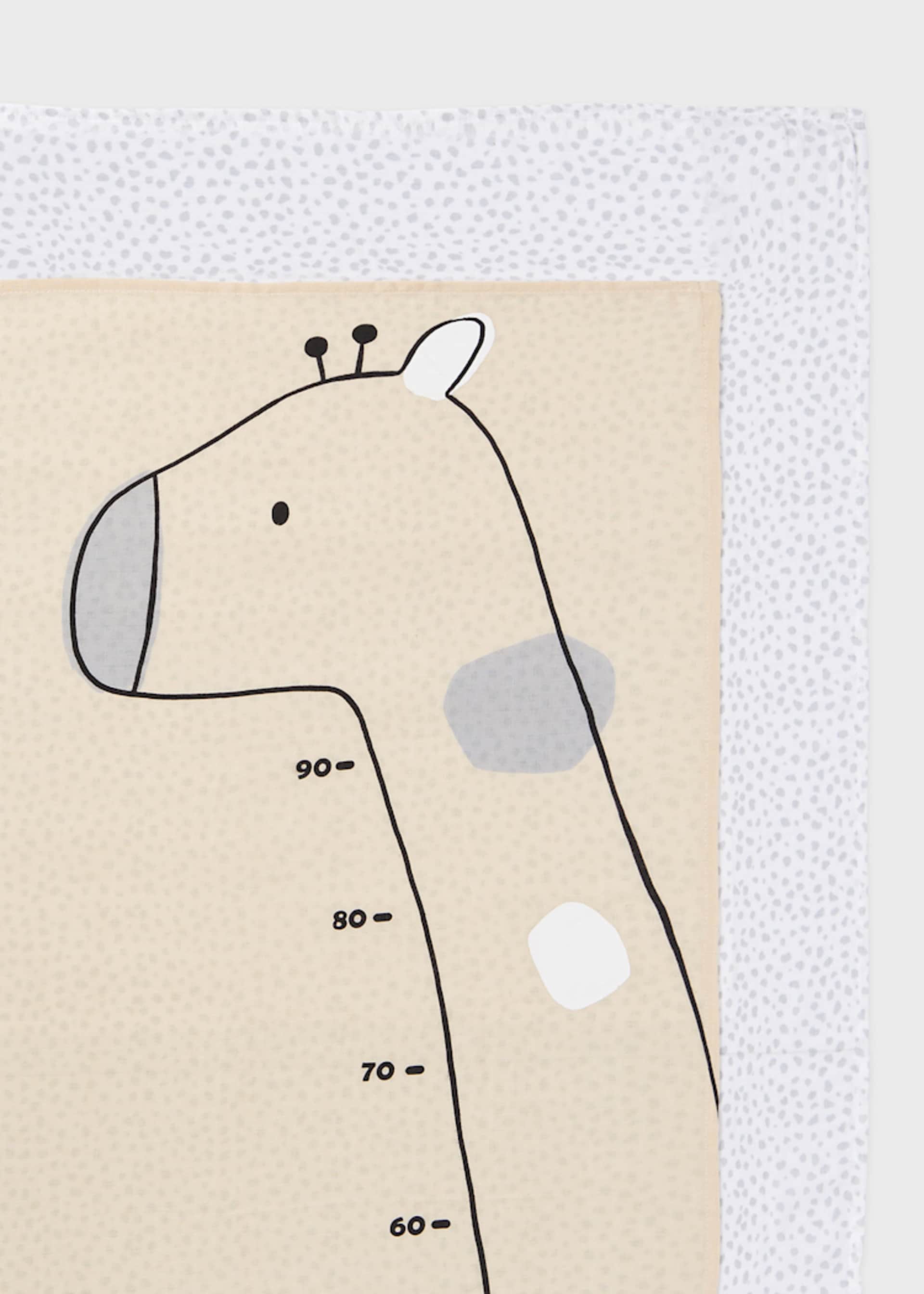 Set 2 gasas con medidor bebé