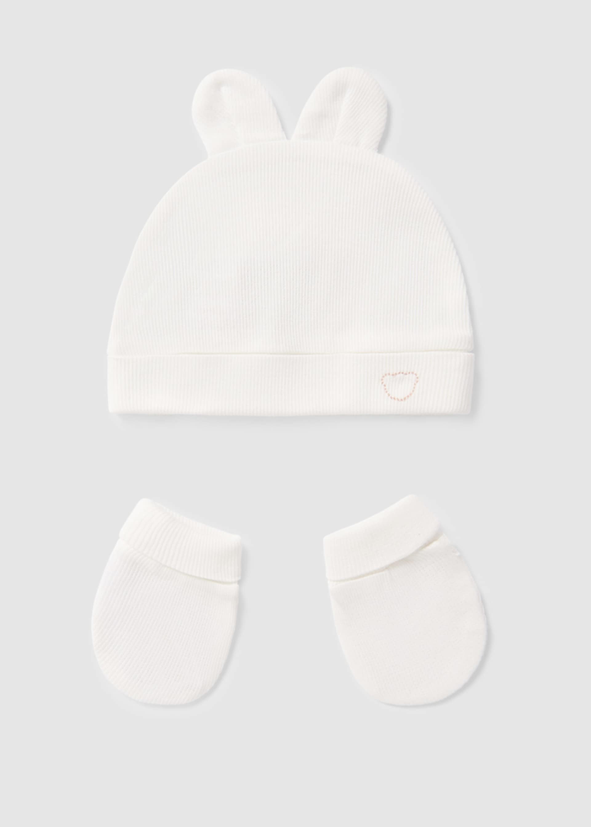 Conjunto gorro y manoplas Better Cotton bebé