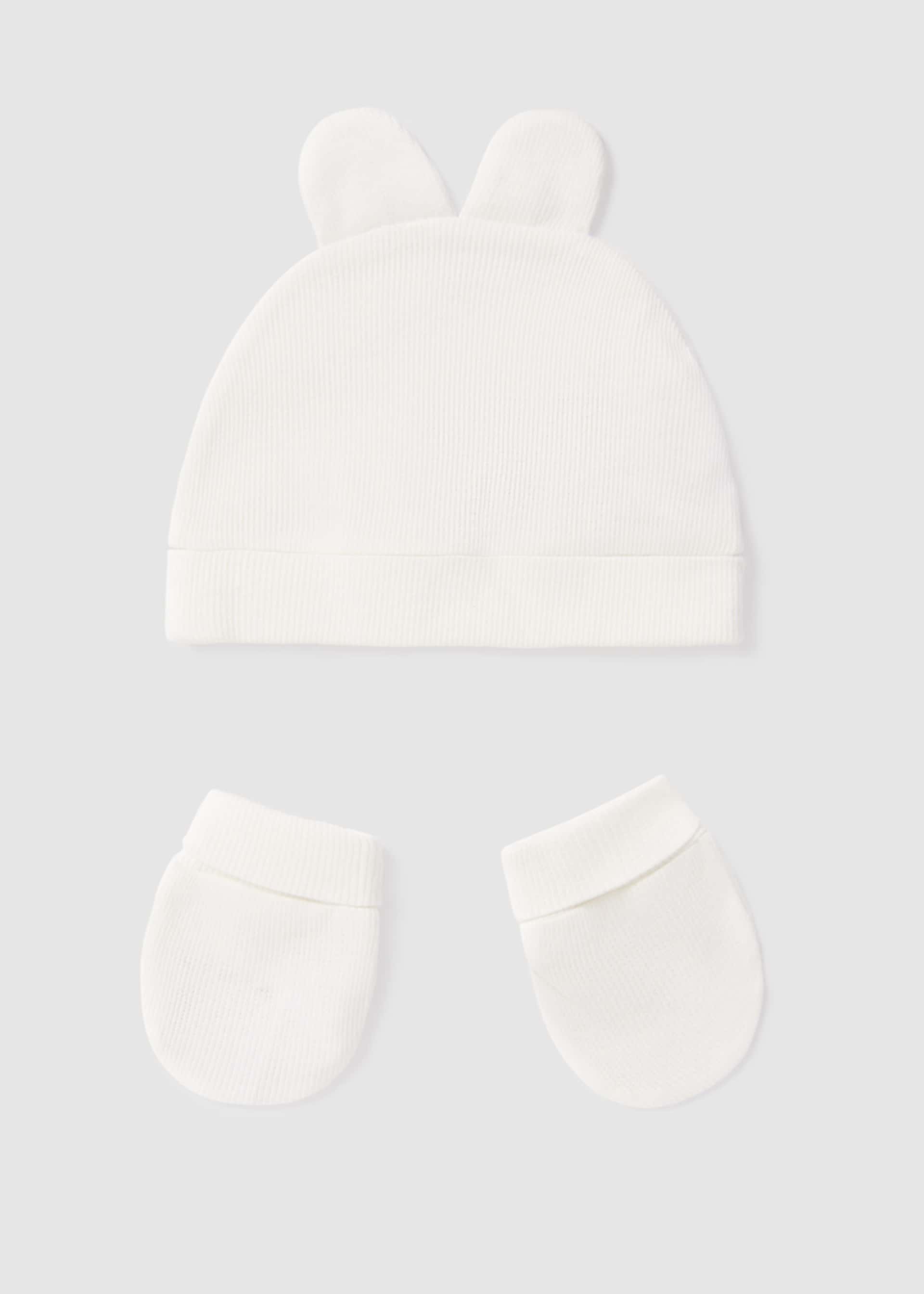 Ensemble chapeau et mitaines Better Cotton bébé