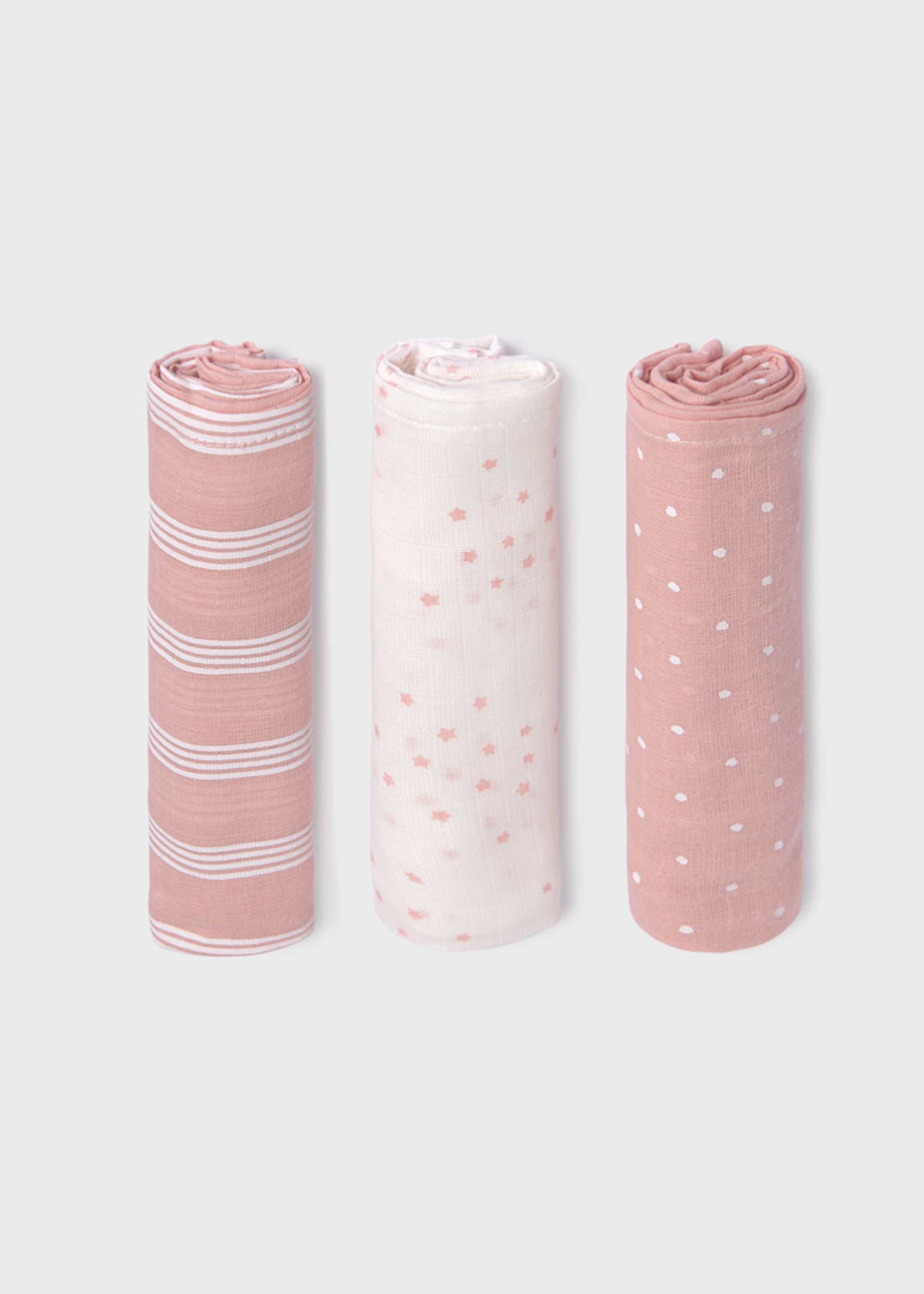 Set 3 lange de gaze Better Cotton bébé