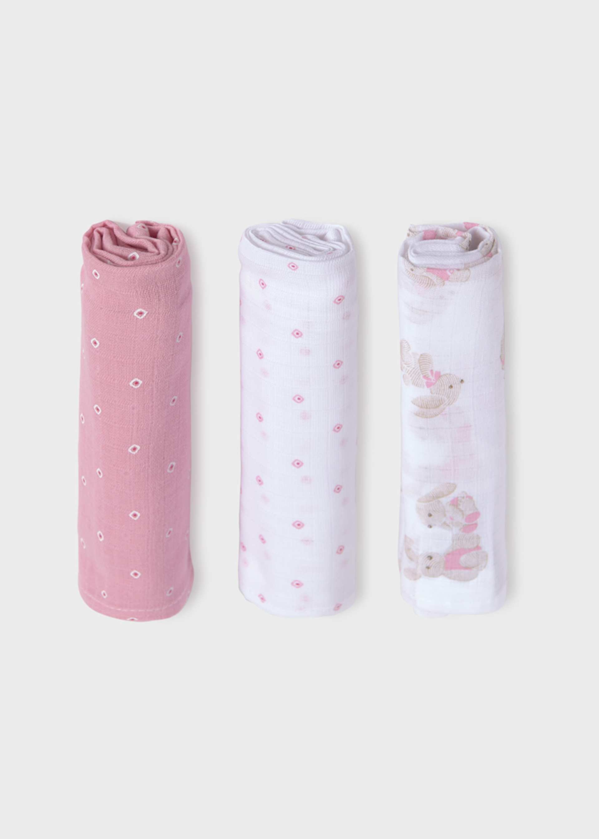Set 3 lange de gaze Better Cotton bébé Set 3 lange de gaze Better Cotton bébé