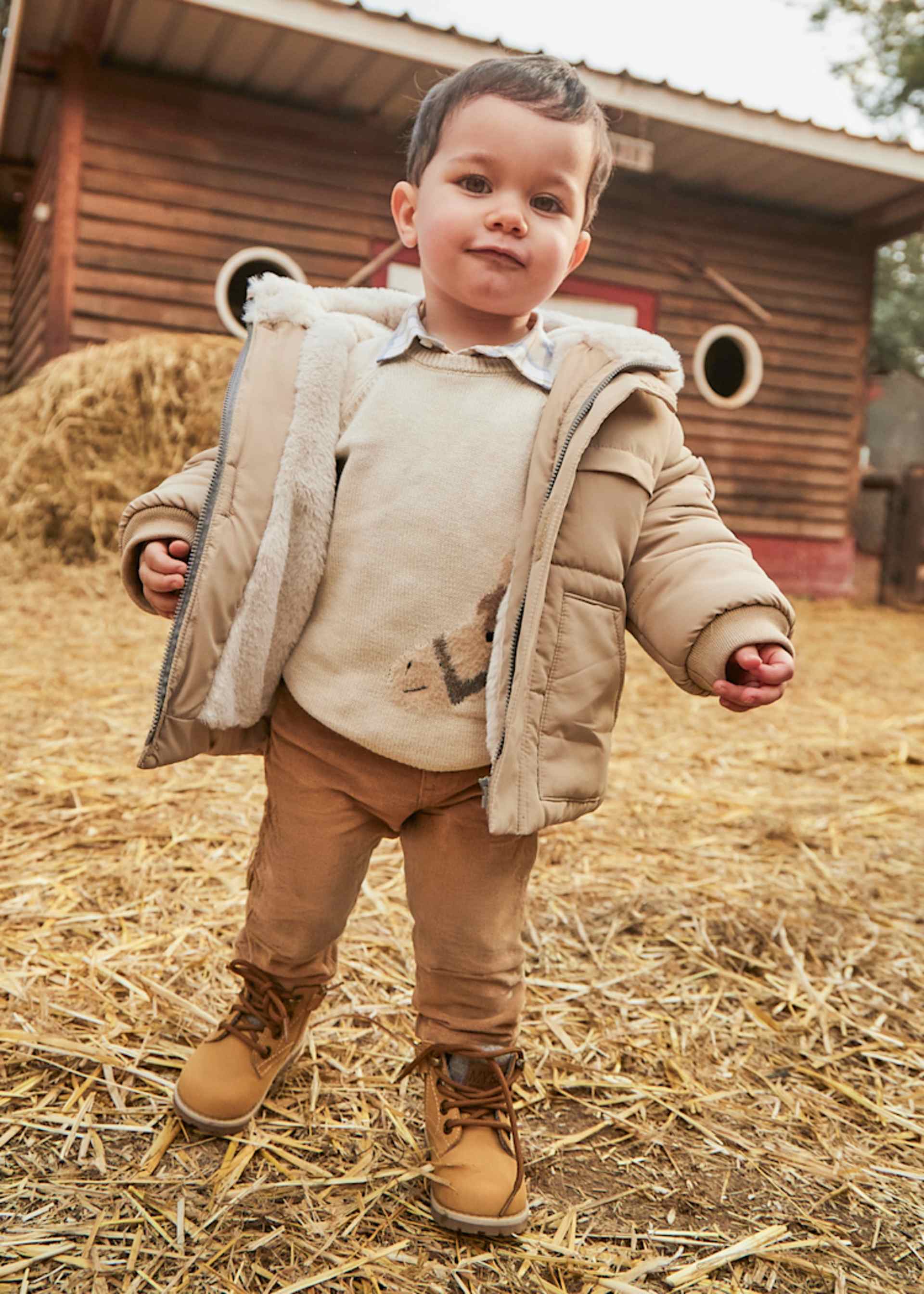 Pantalon Bébé Velours Côtelé Doublé Polaire - Garçon Et Fille, Sportif, Automne/hiver, Tailles 6 Mois à 5 Ans