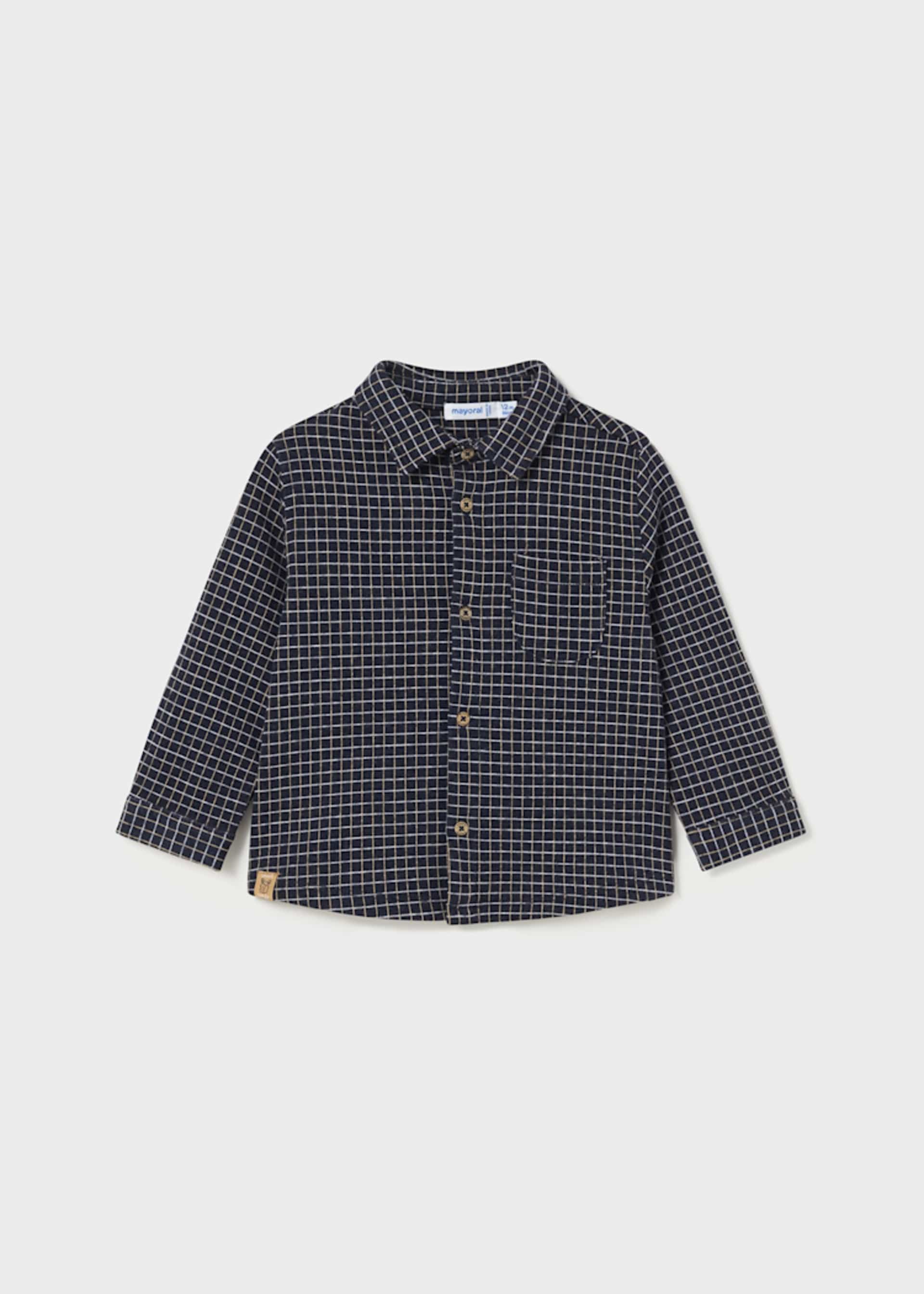 Sobre camisa jacquard bebé