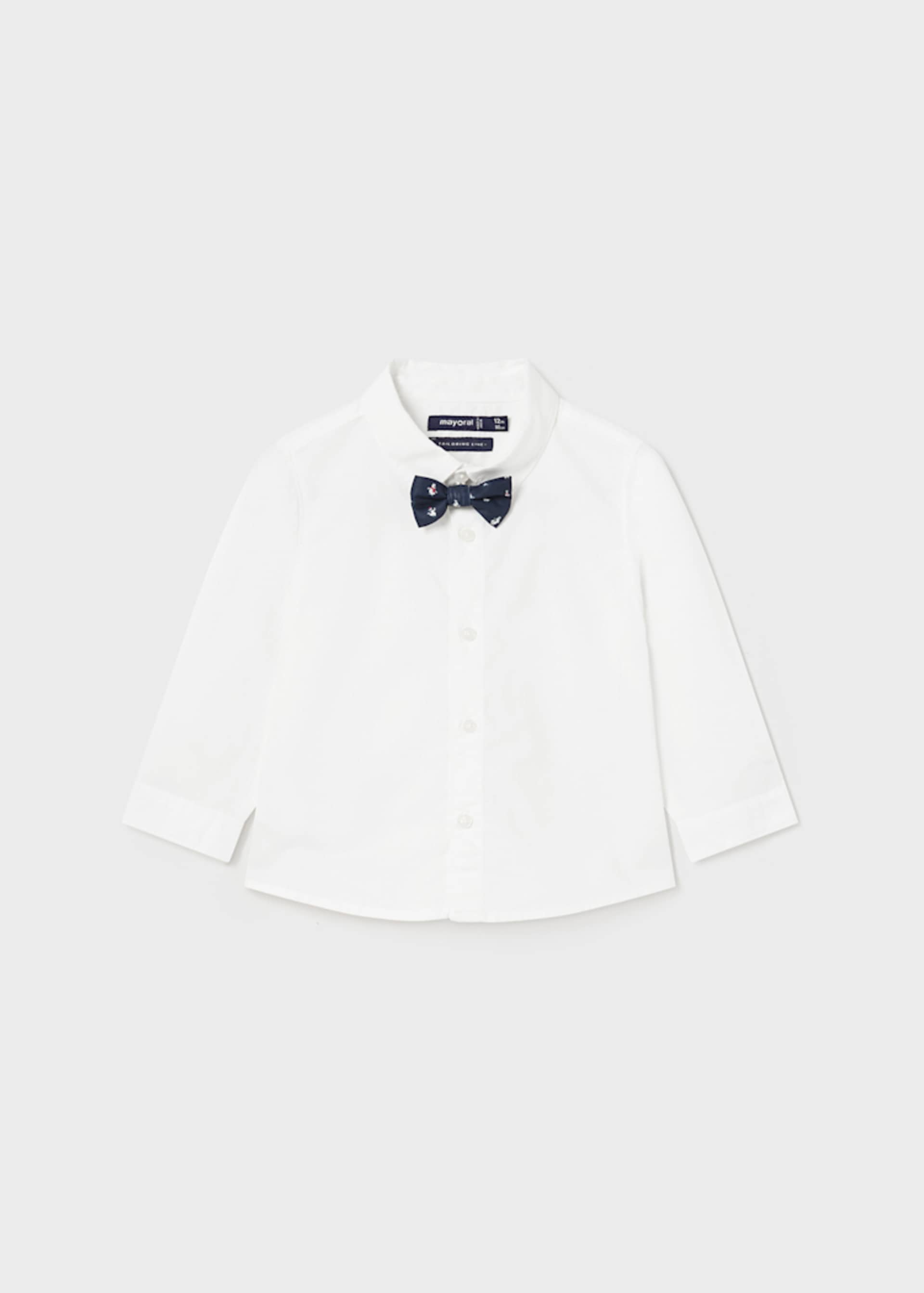 Chemise avec nœud papillon bébé