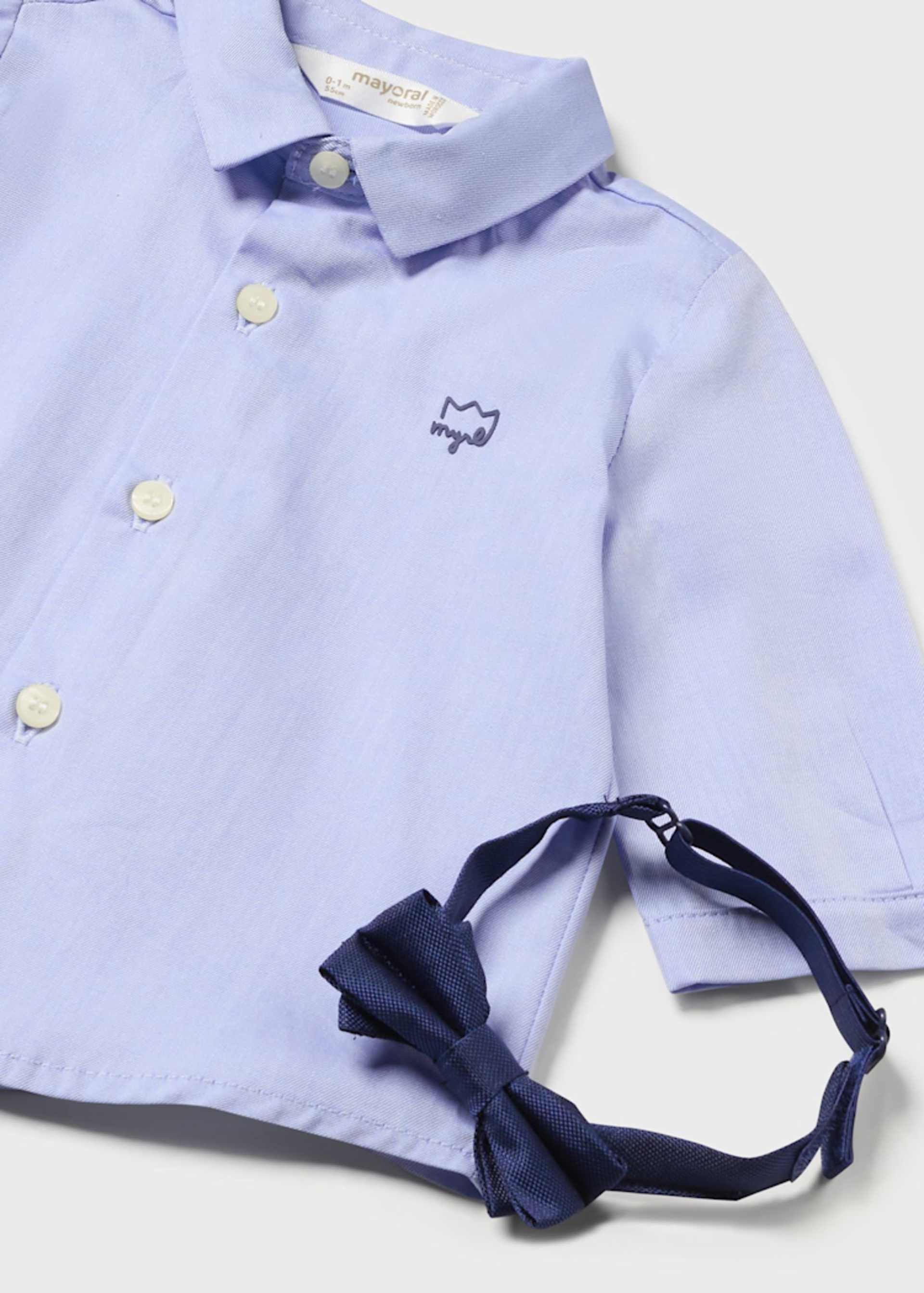 Camicia con papillon neonato