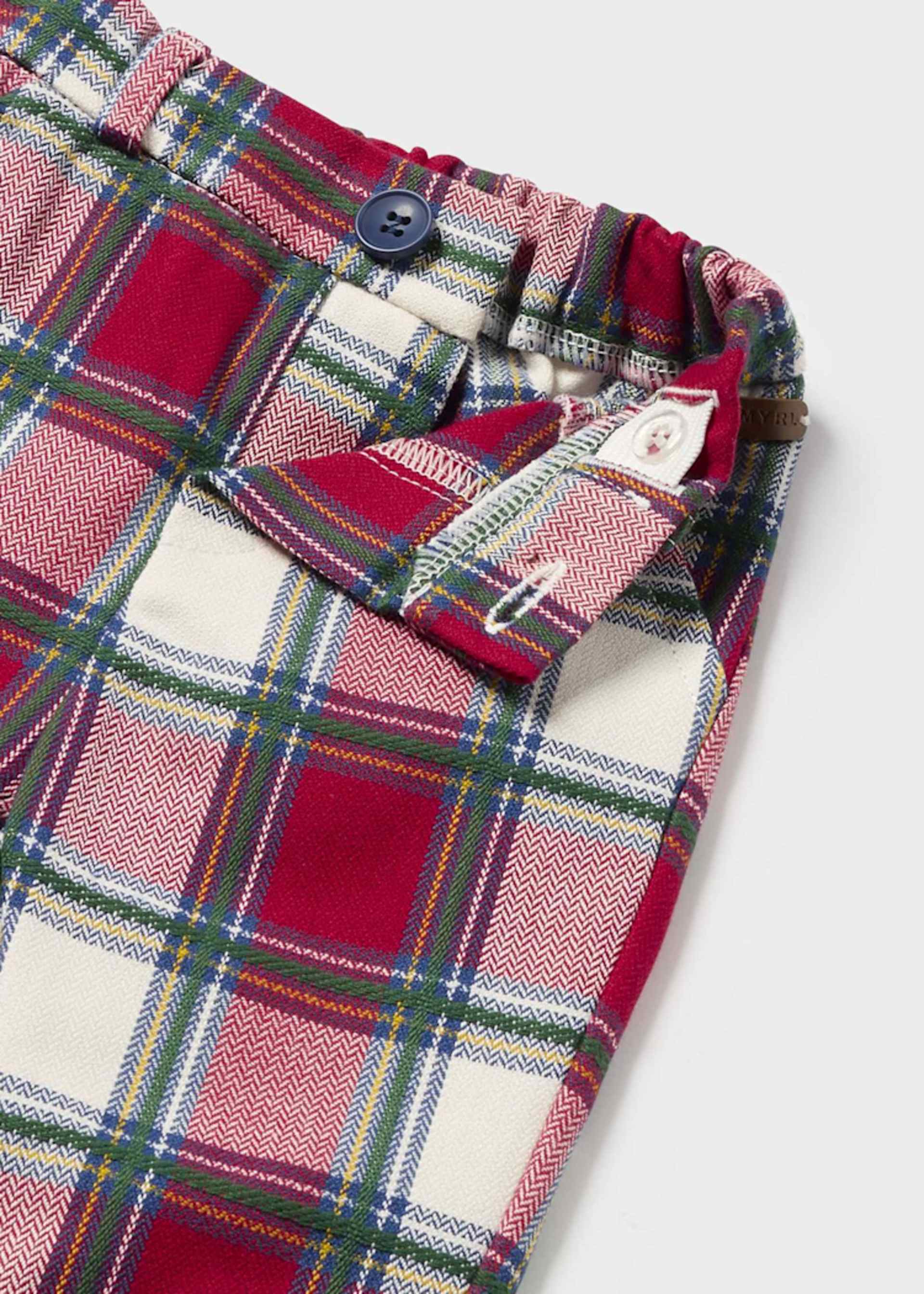 Дълъг панталон на карета за новородено момче Дълъг панталон на карета за новородено момче