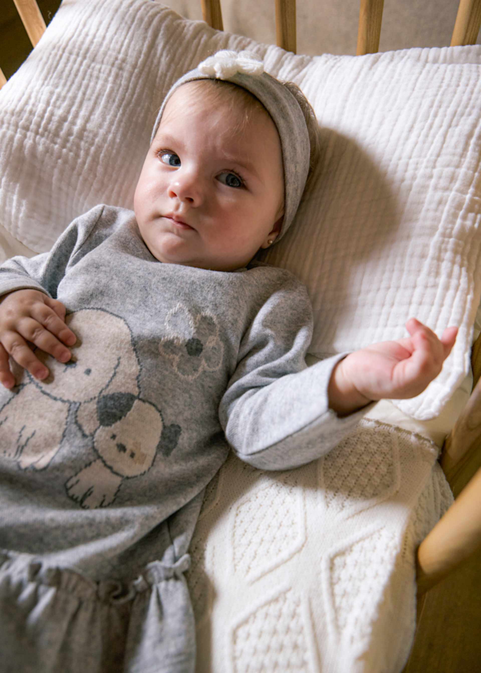 Newborn dress with headband