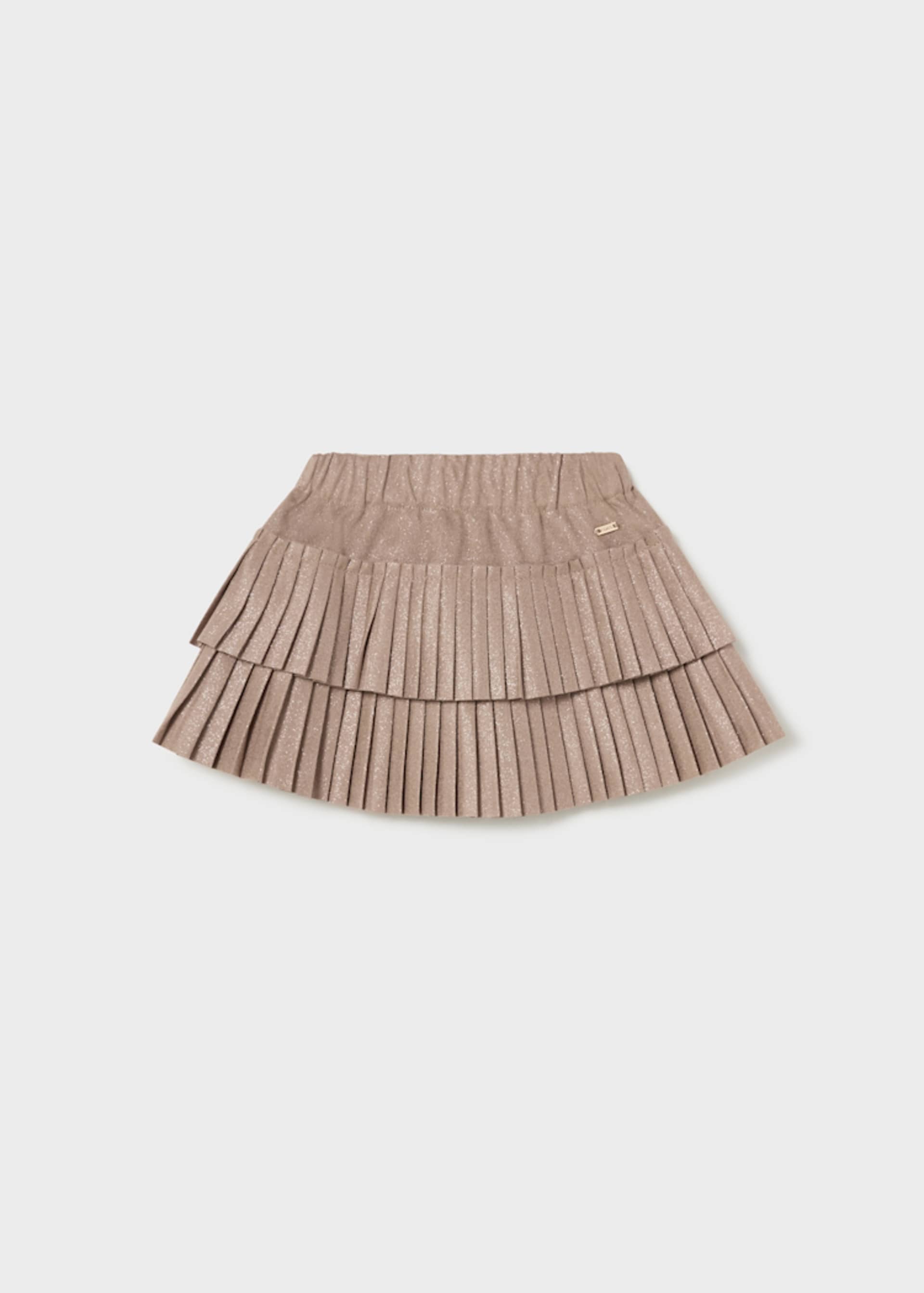 Baby Suede Pleated Skirt Baby Suede Pleated Skirt