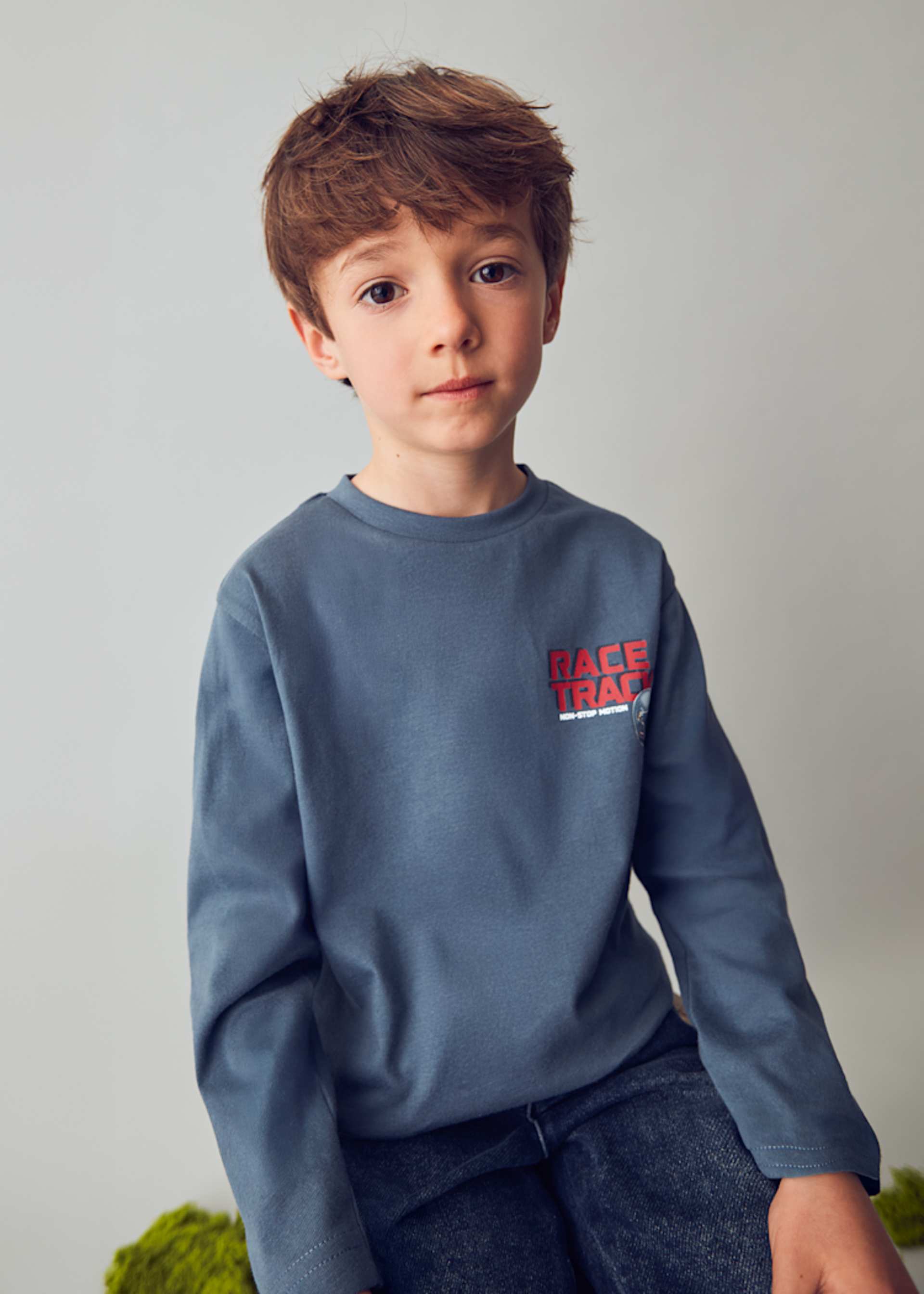 Playera estampado motos niño