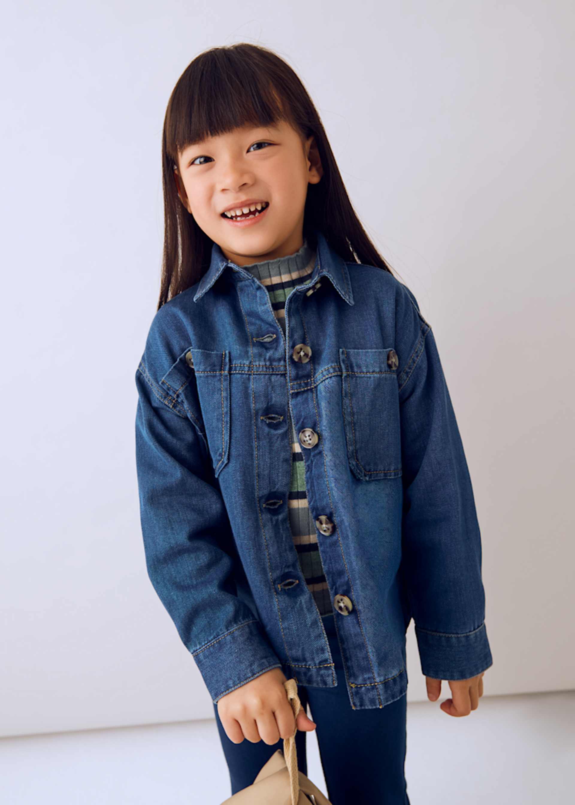 Unisex denim overshirt