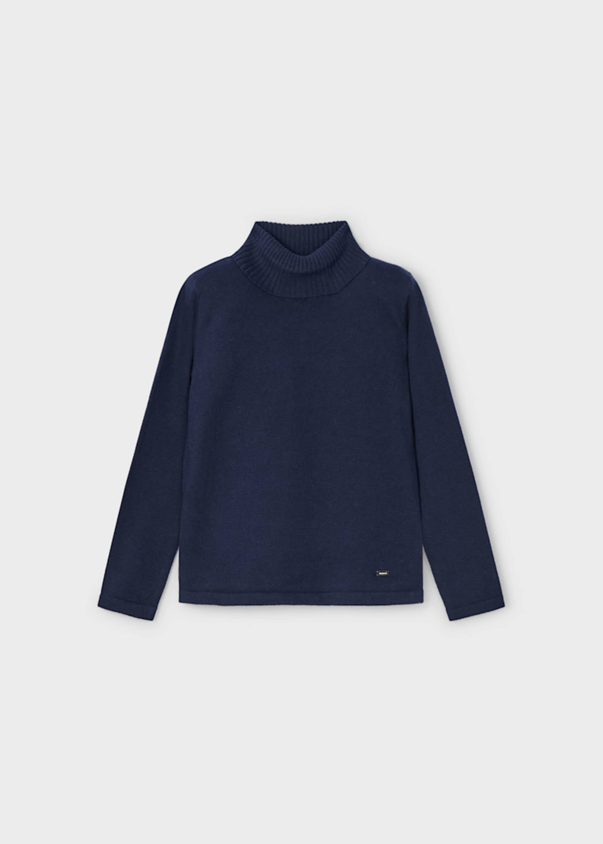 Pullover Stehkragen basic Mädchen