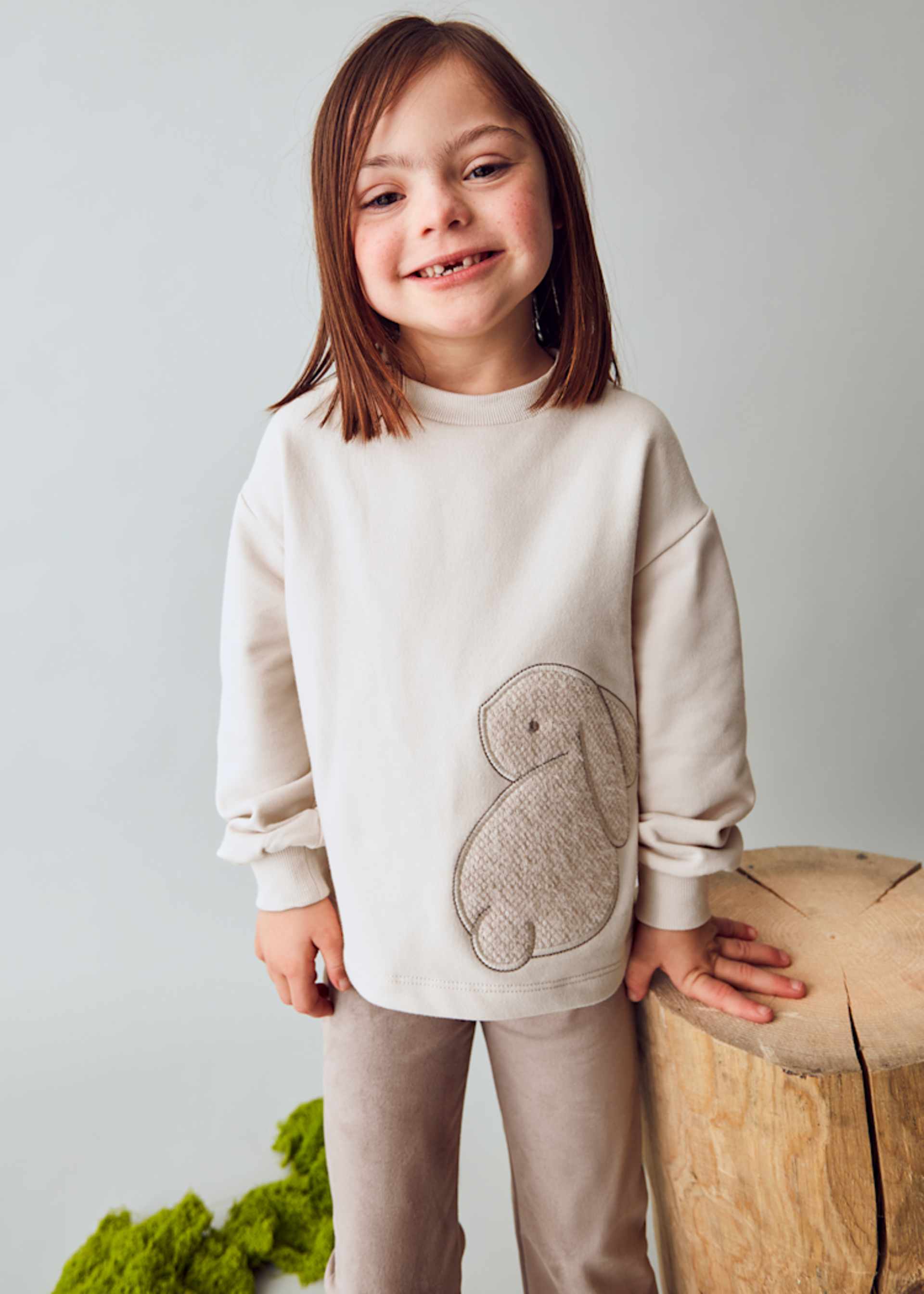 Set colanti si bluza broderie fetita Set colanti si bluza broderie fetita