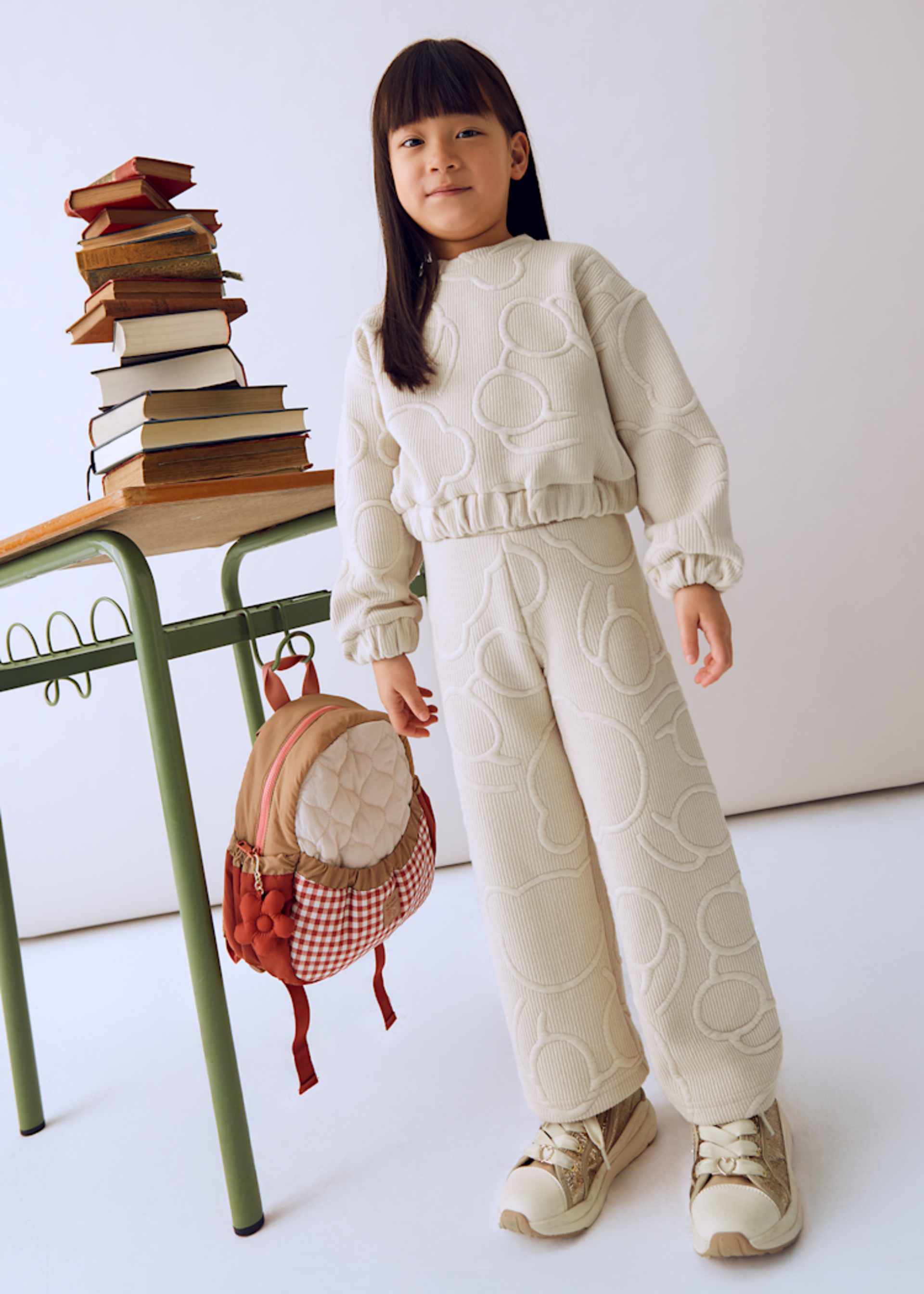 Girls quilted tracksuit