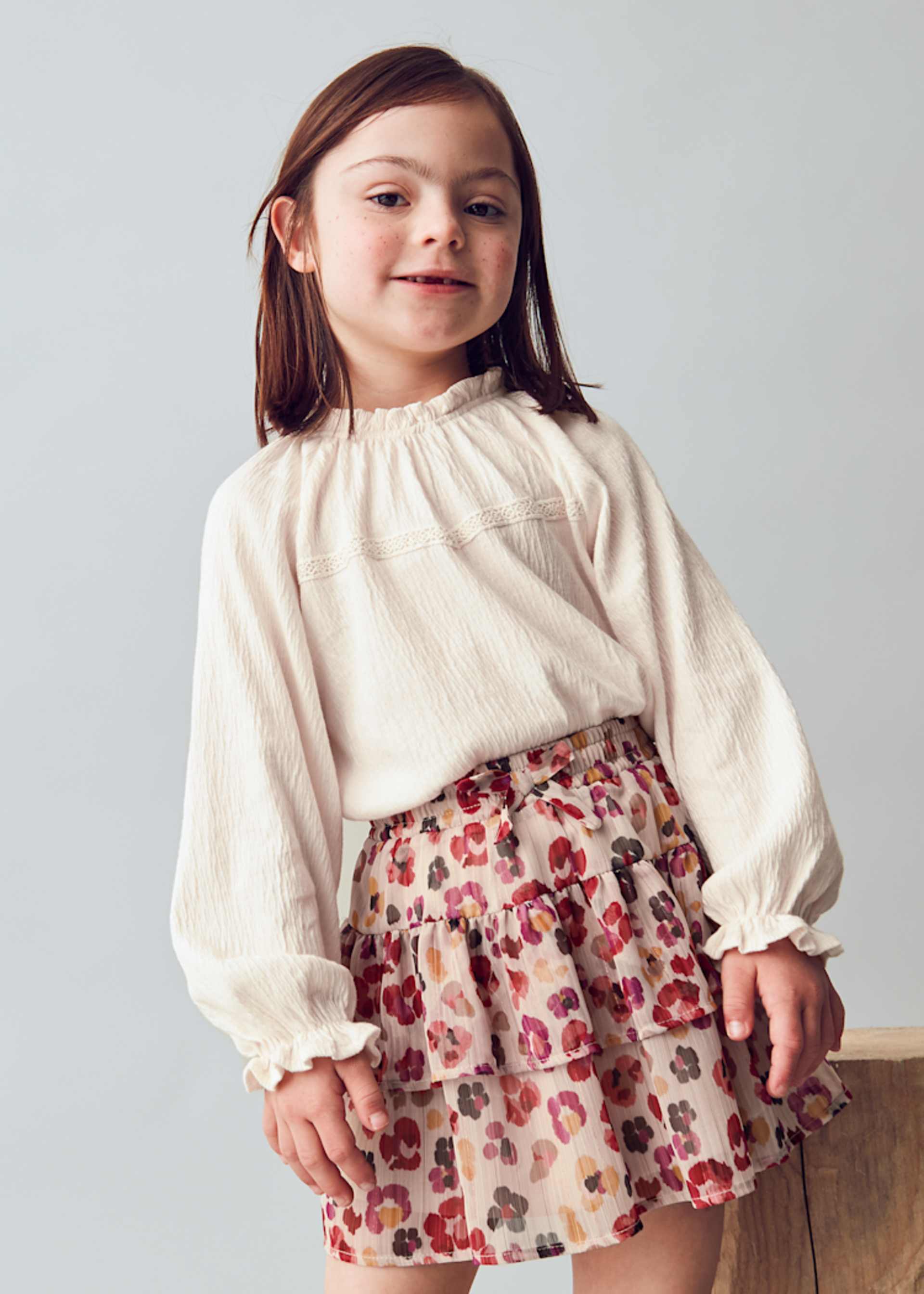 Jupe en mousseline fille