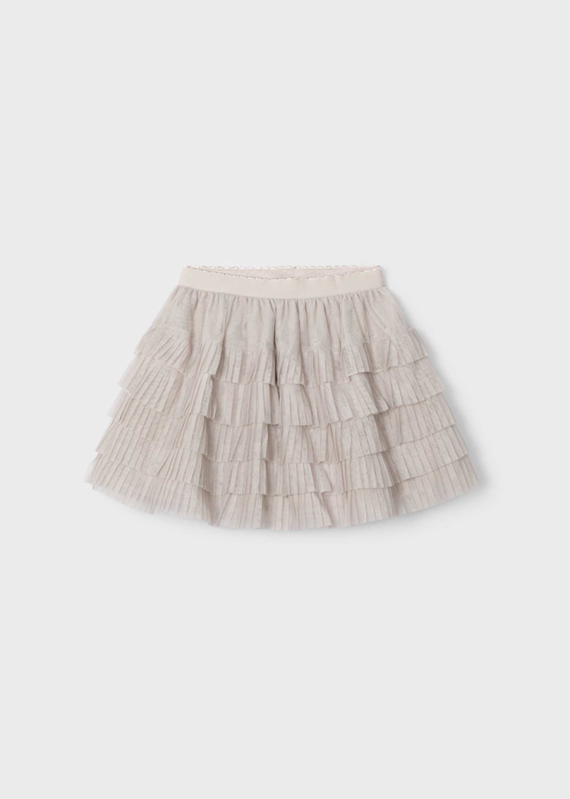 Jupe plissée en tulle fille Jupe plissée en tulle fille