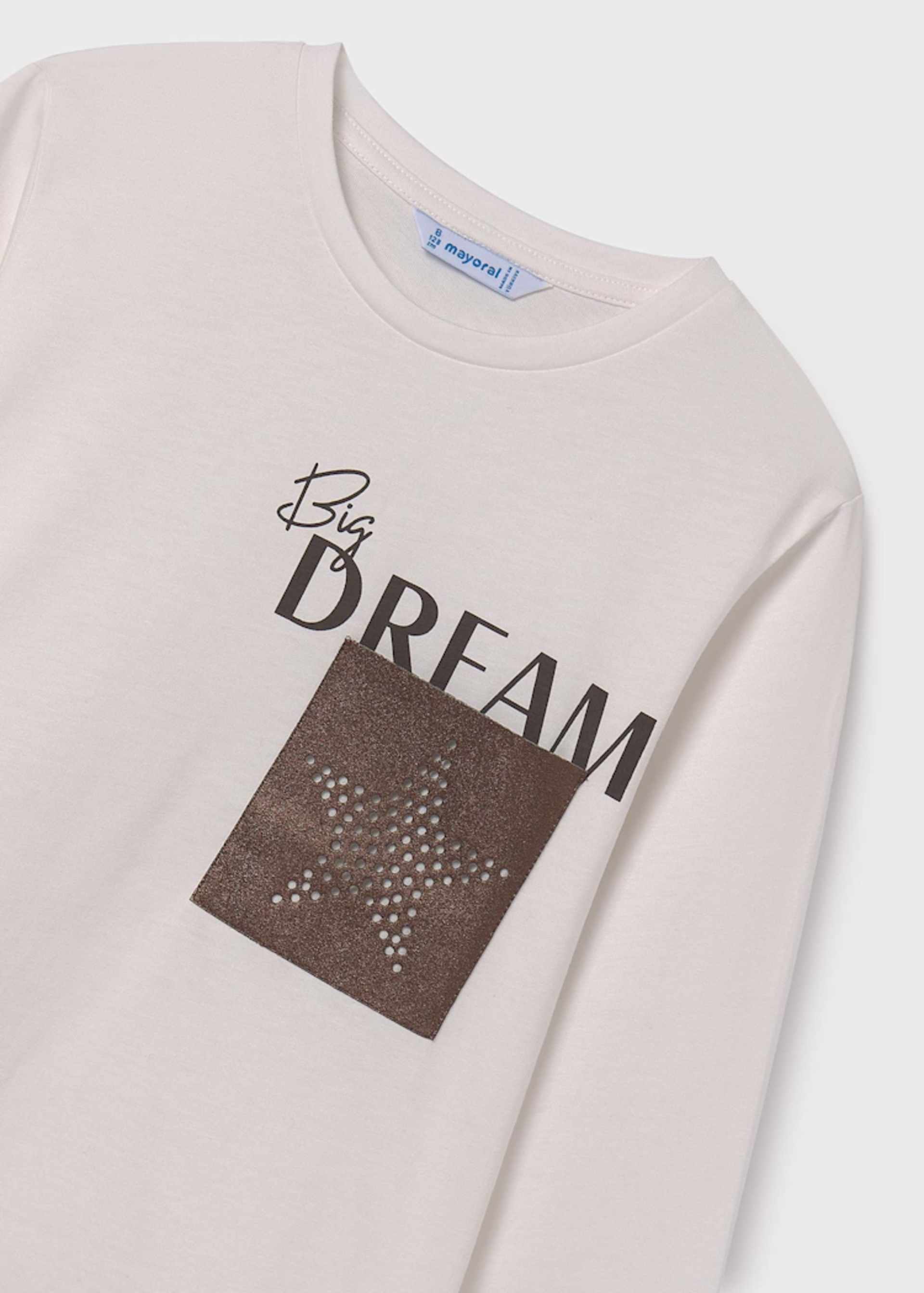 T-shirt à poches contrastées fille