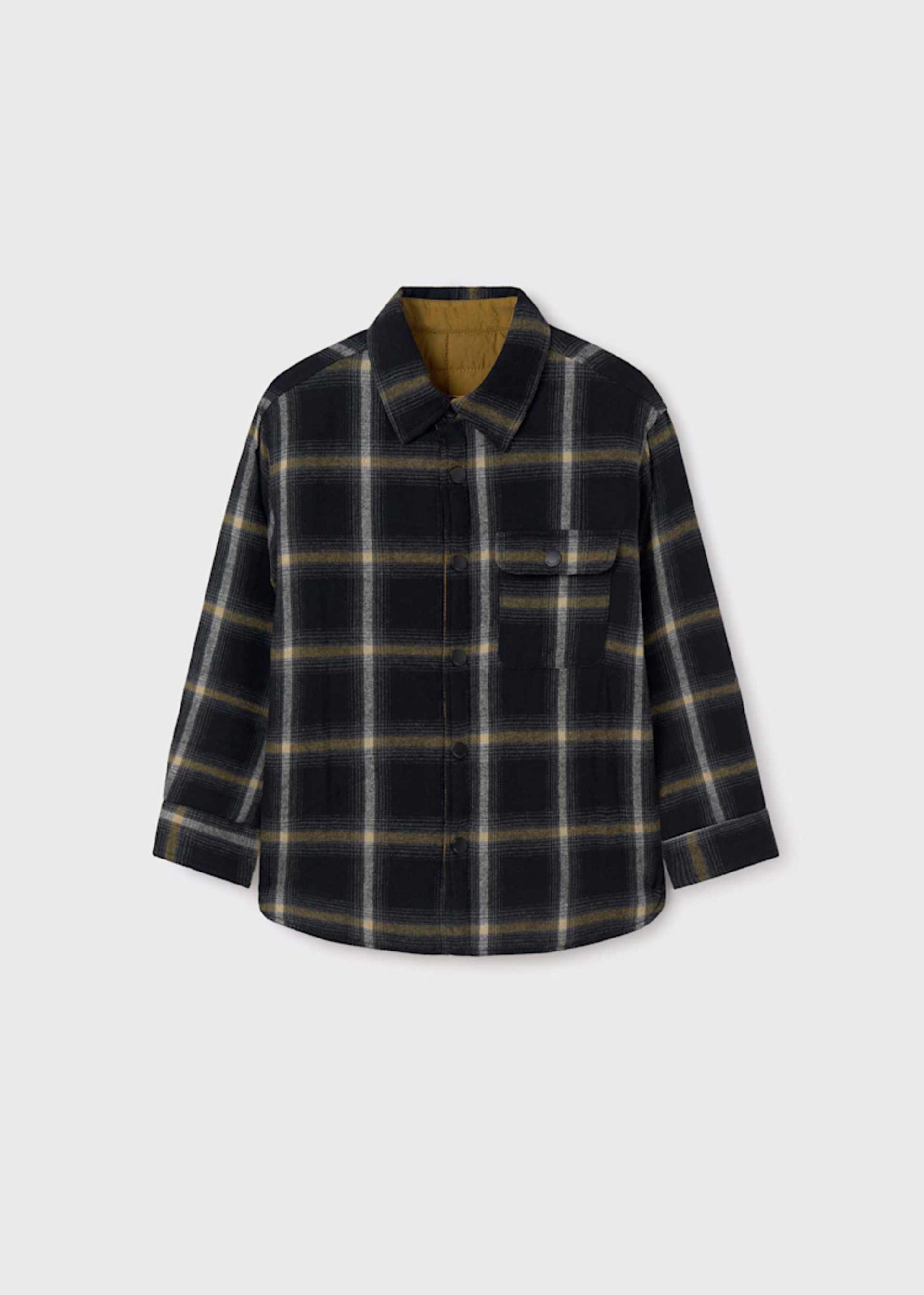 Ватирана връхна риза с две лица за момче