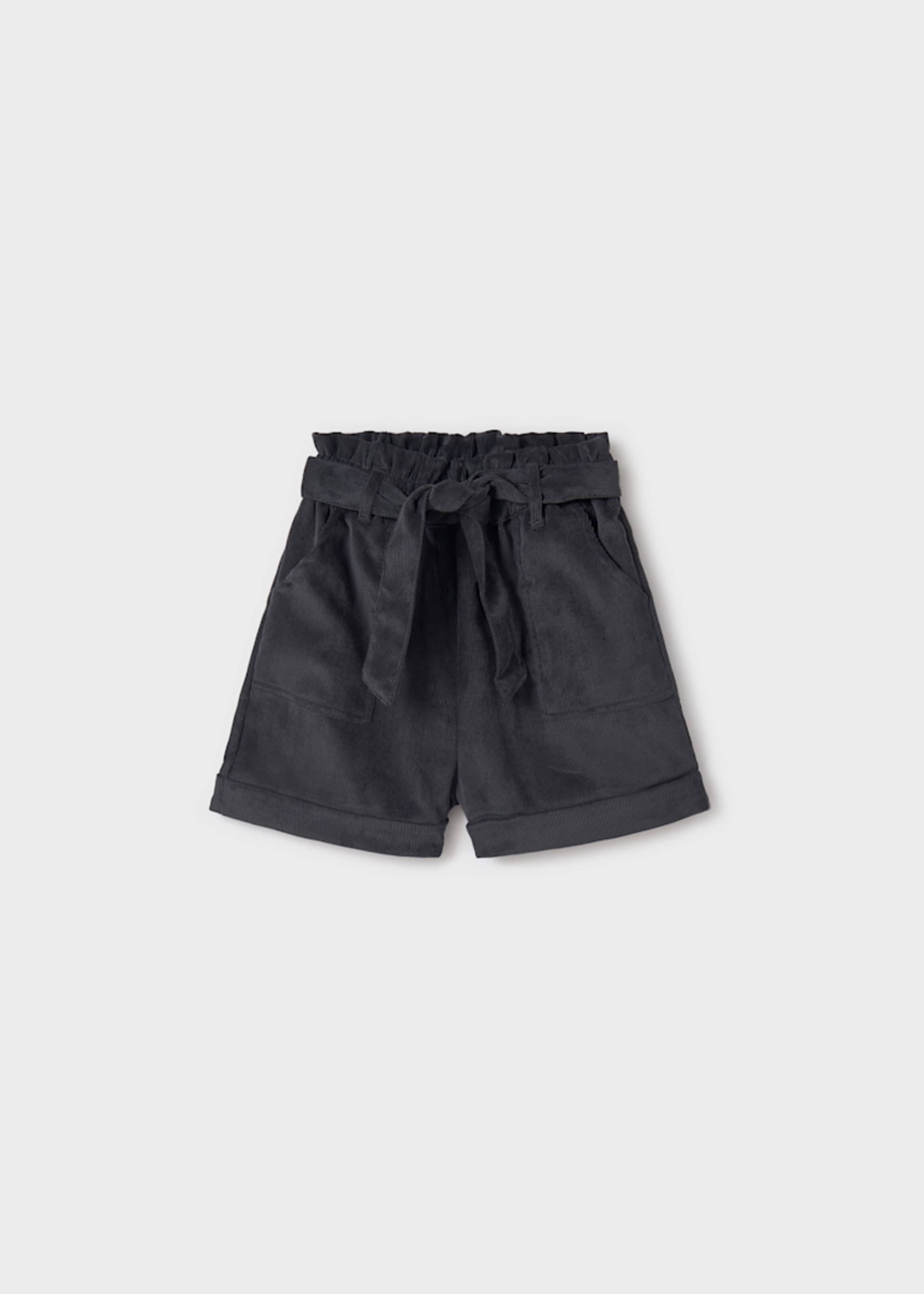 Pantaloncino velluto ragazza