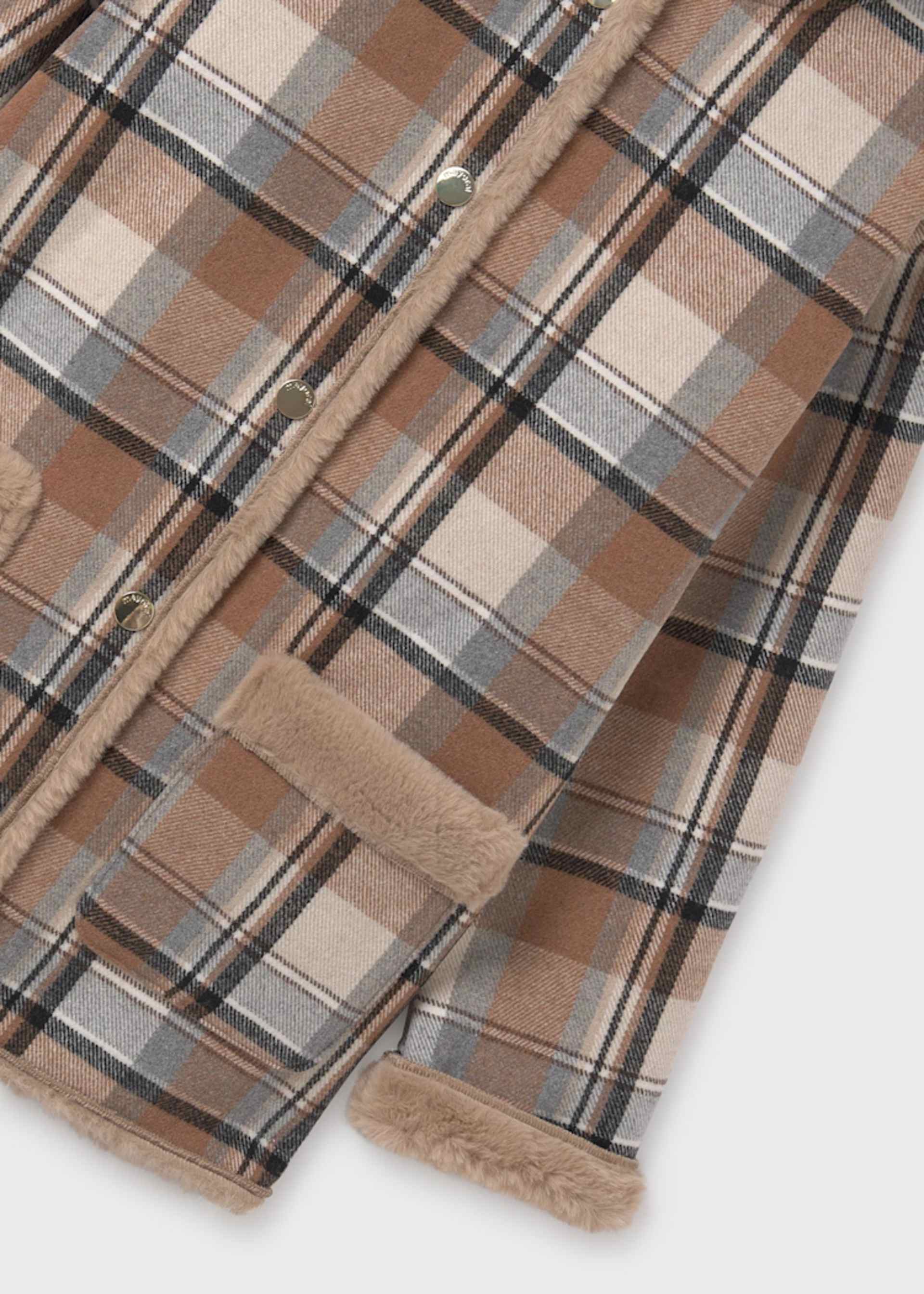 Manteau à double face fille