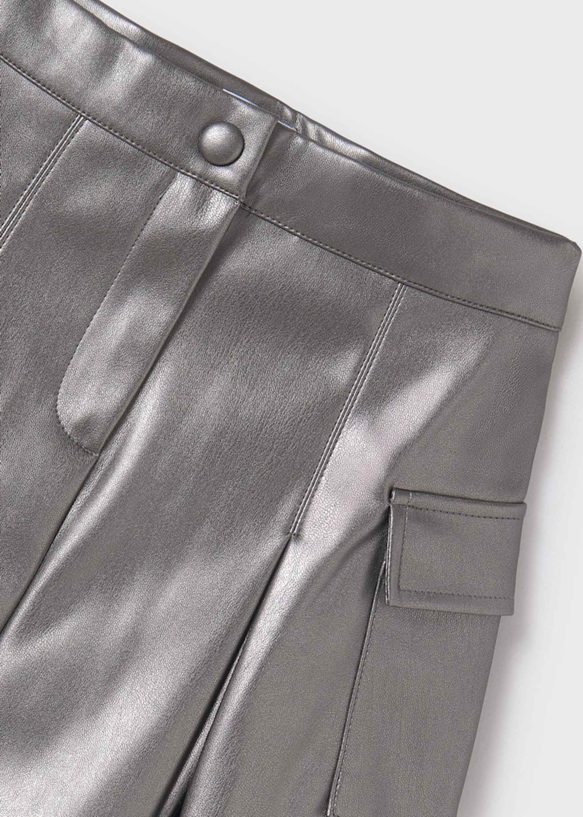 Cargo-Rock Kunstleder Teenager Mädchen Cargo-Rock Kunstleder Teenager Mädchen