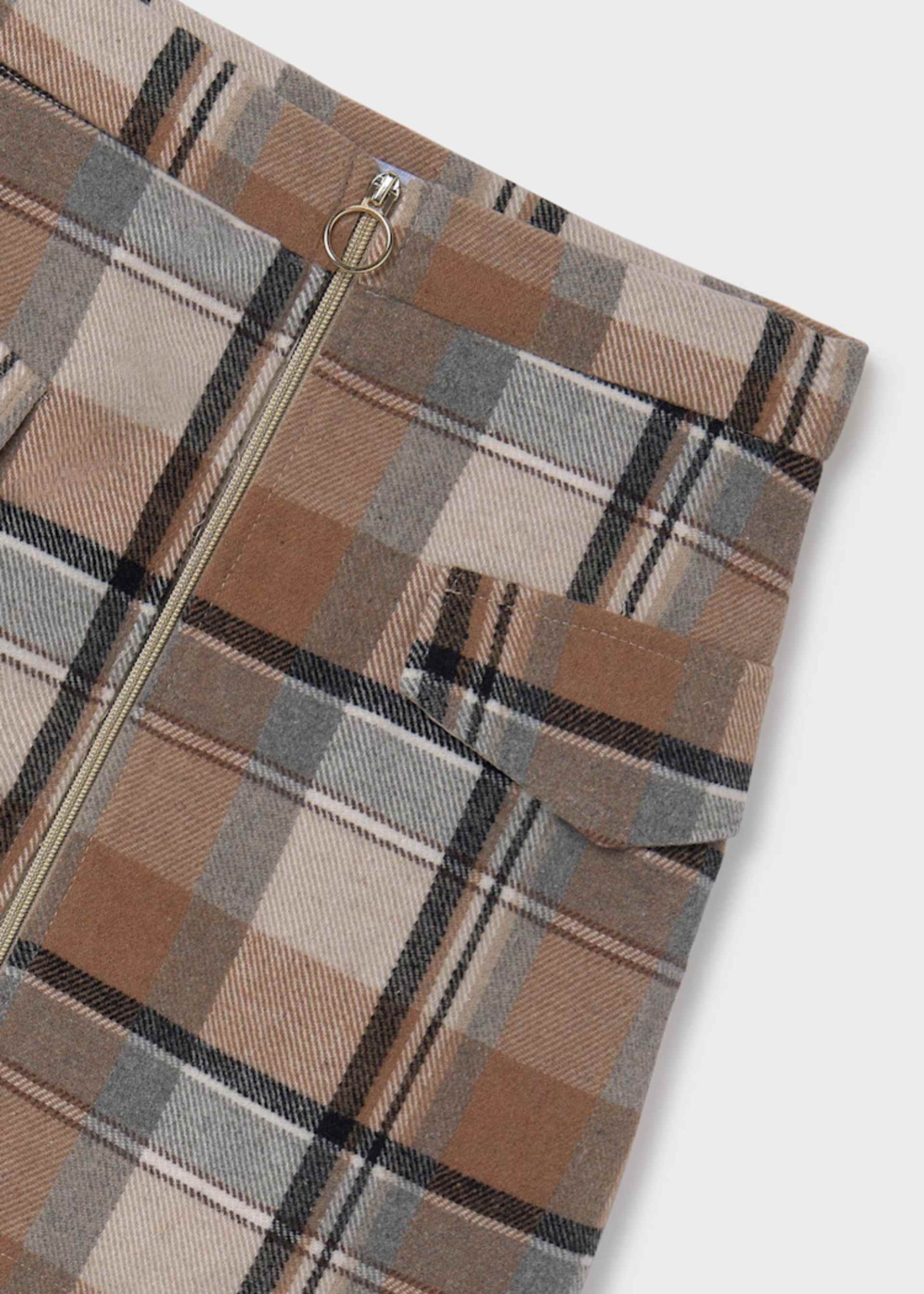 Saia quadrados rapariga Saia quadrados rapariga