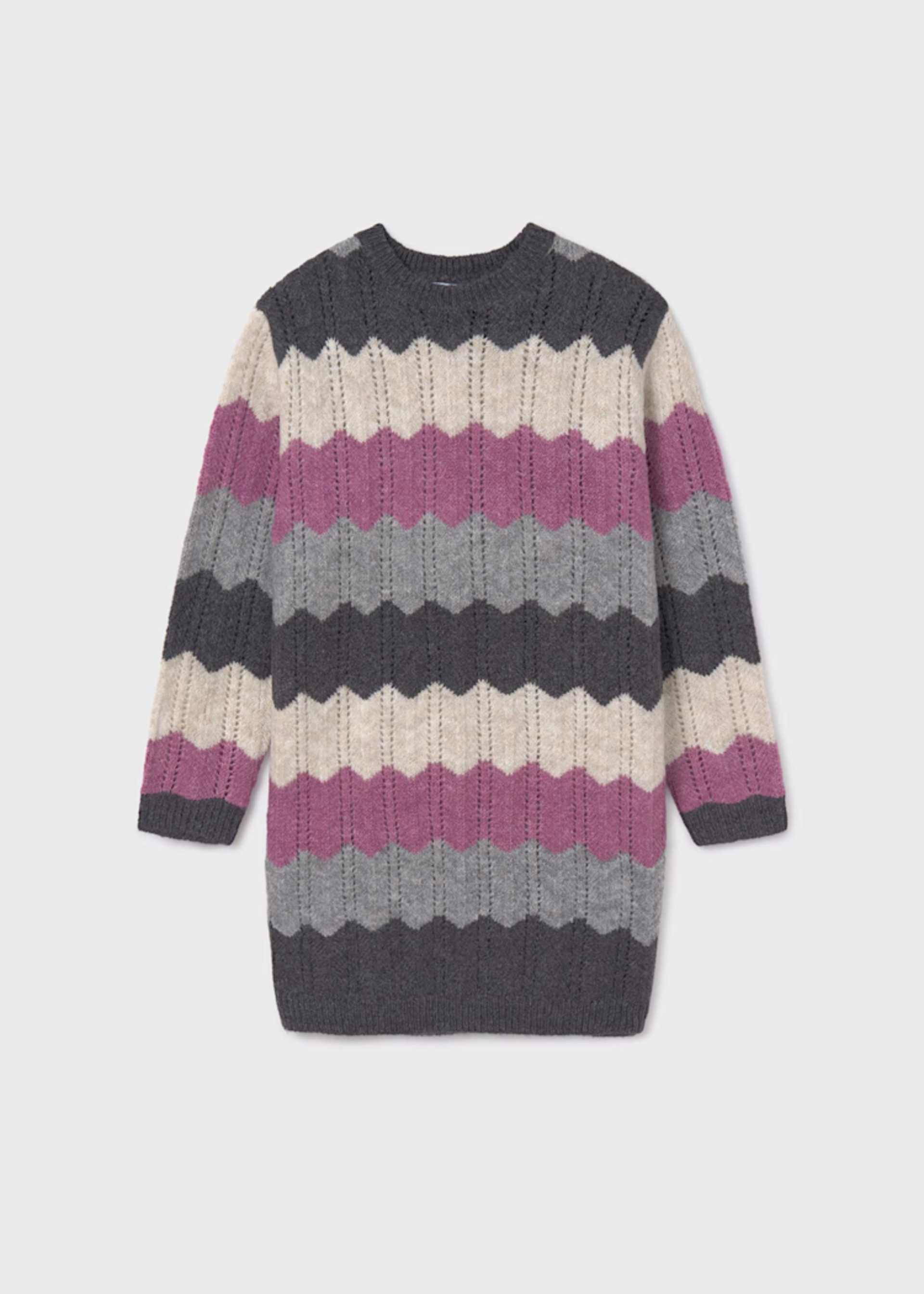 Robe tricotée fille