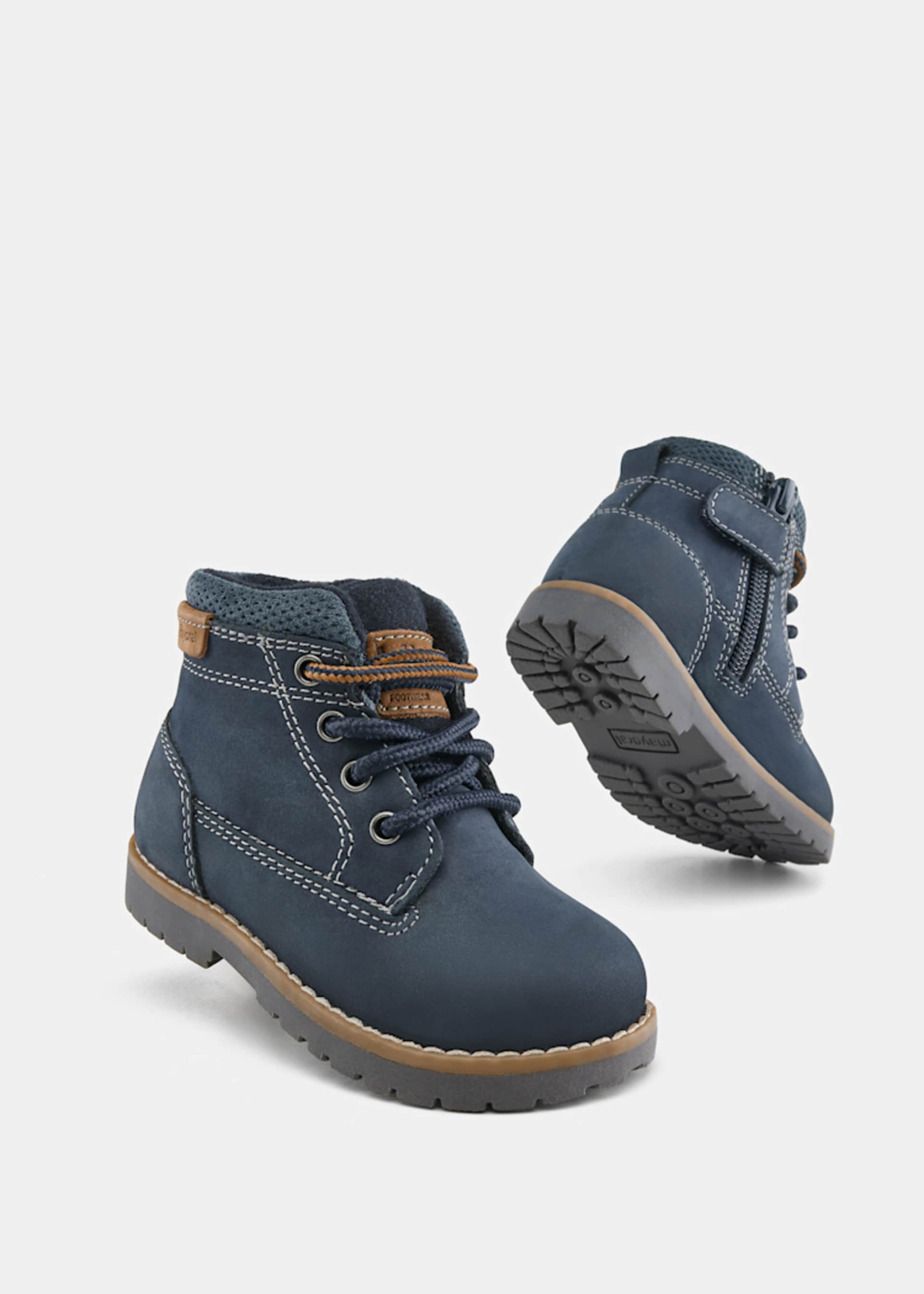 Bottines montagne en nubuck bébé