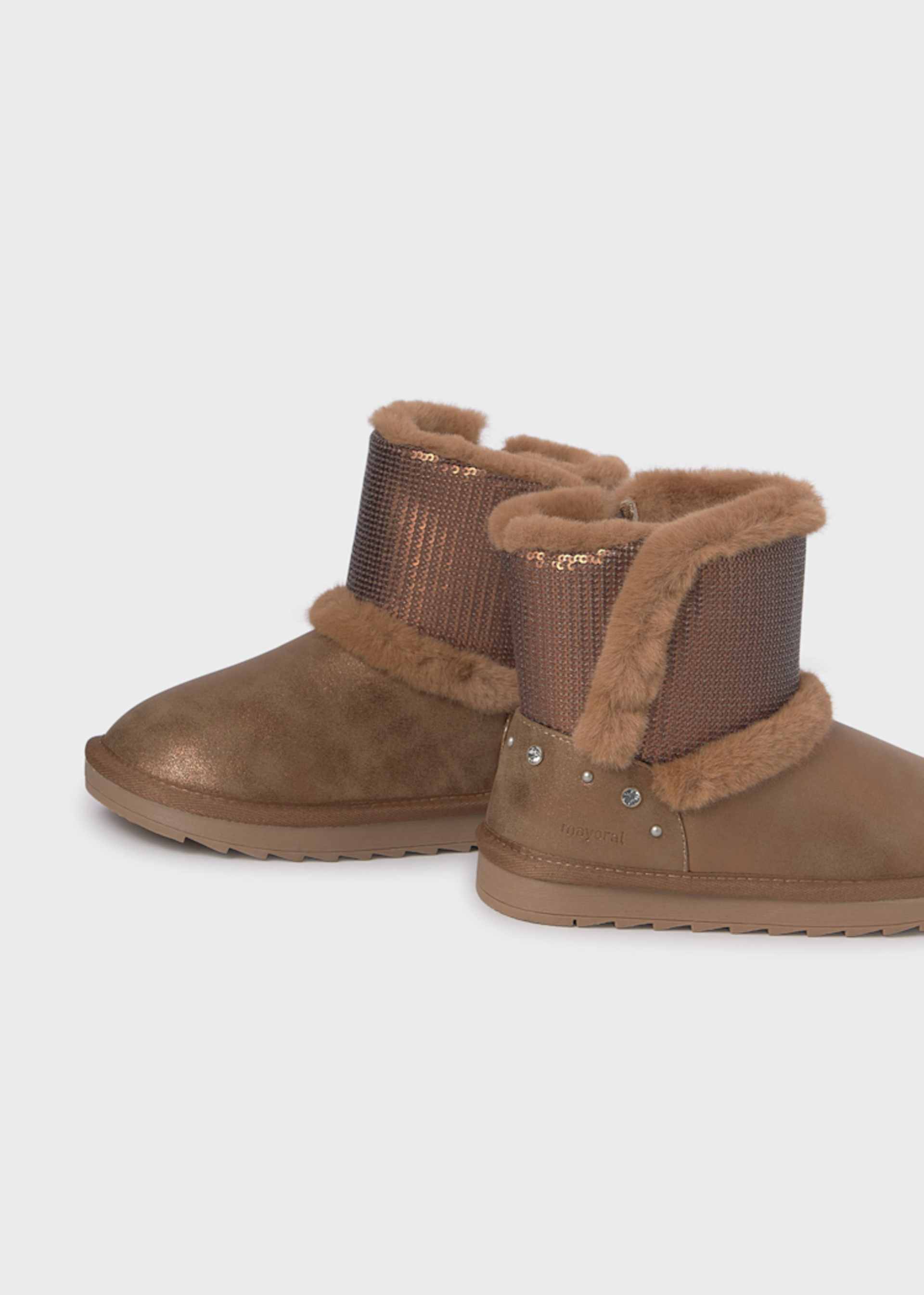 Halbstiefel metallisiert Pailleten Mädchen Halbstiefel metallisiert Pailleten Mädchen