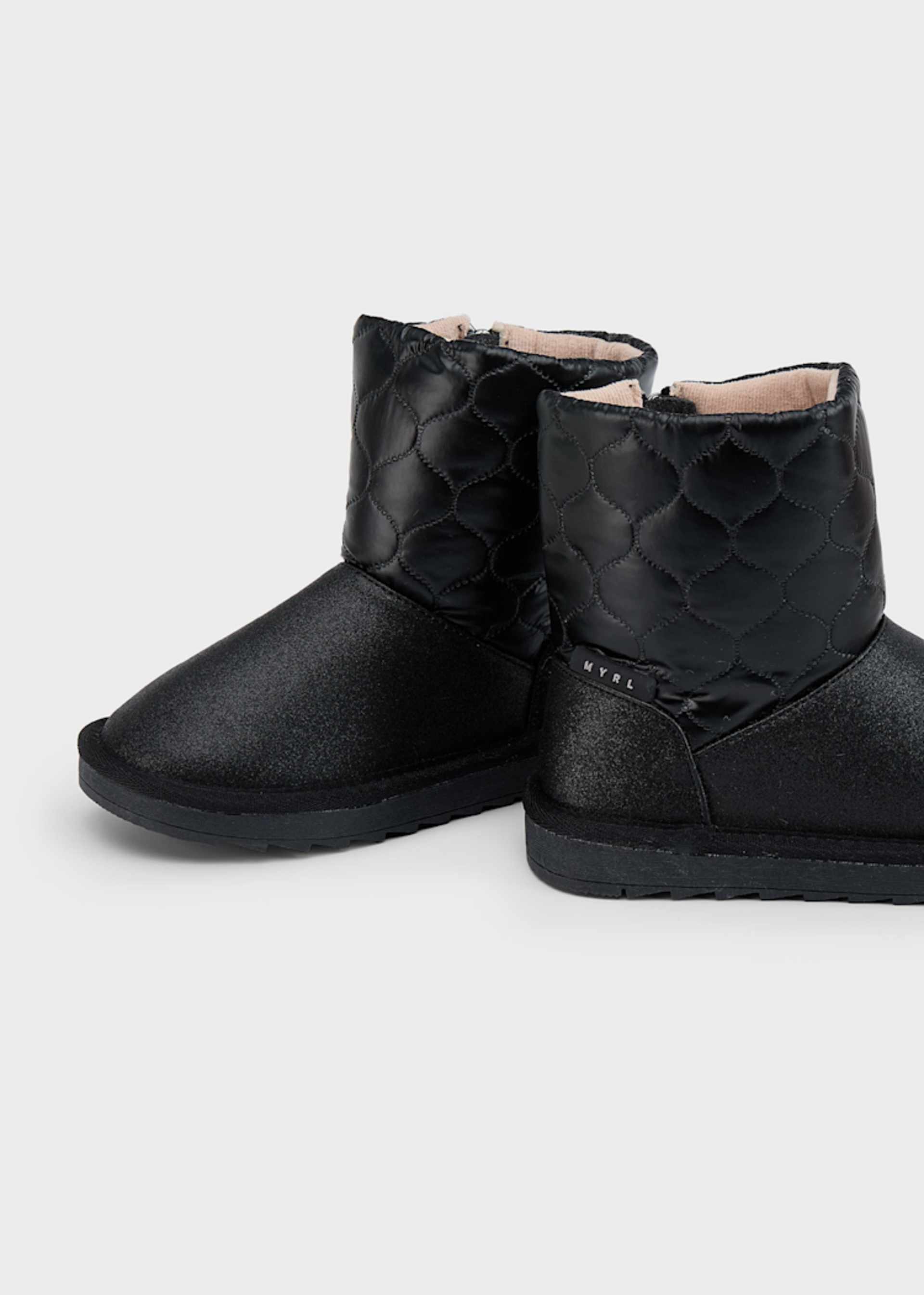 Botín caña acolchada niña Botín caña acolchada niña