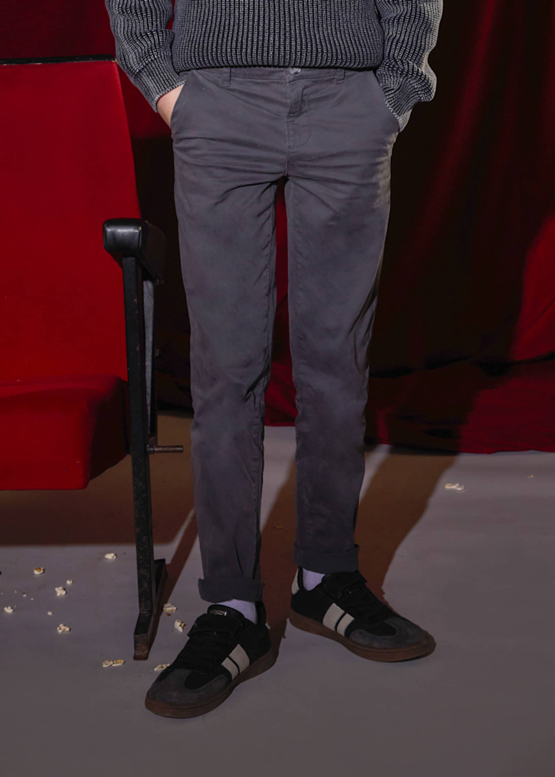 Pantalon chino basique garçon