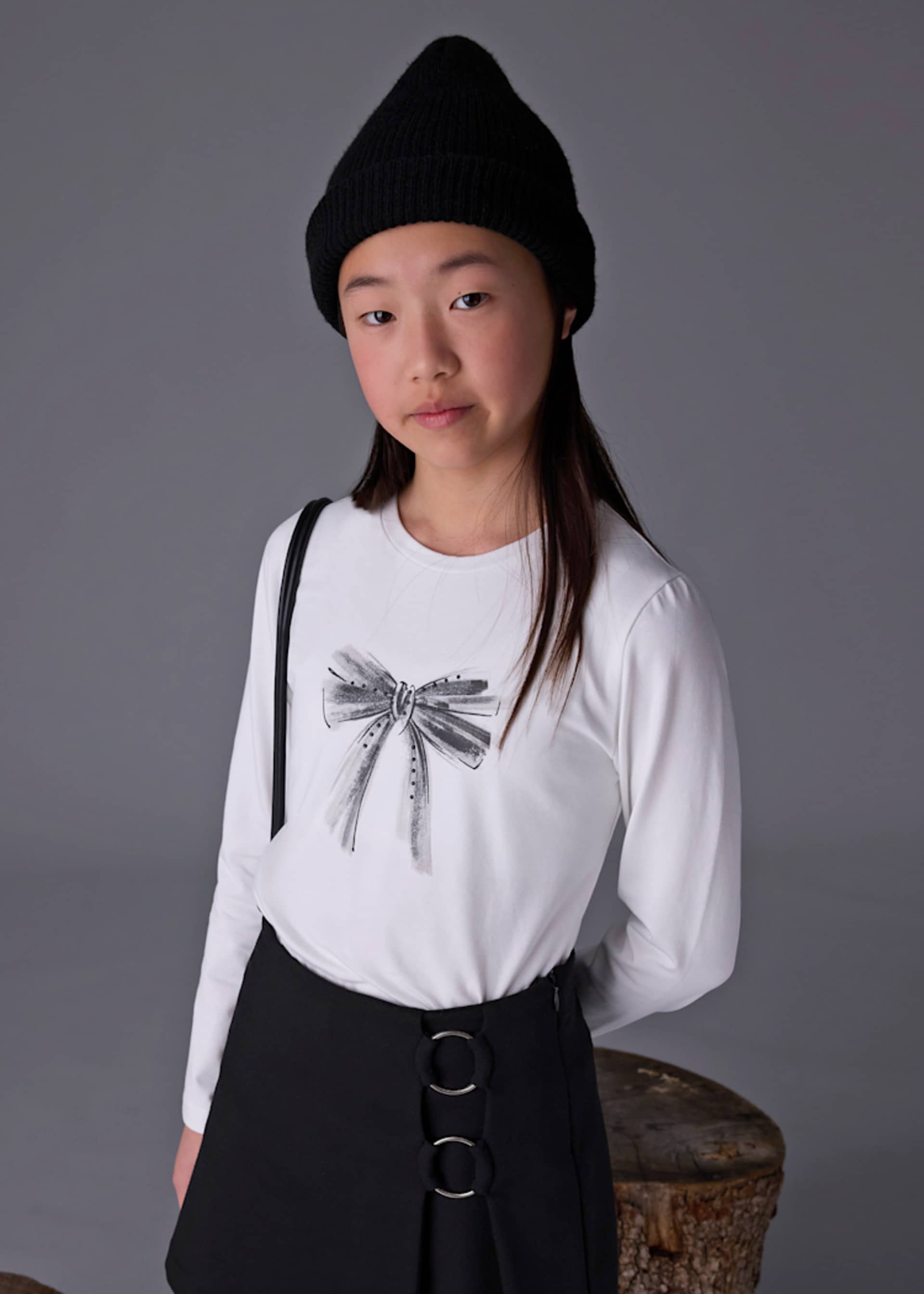 Girl Basic Print T-Shirt Girl Basic Print T-Shirt