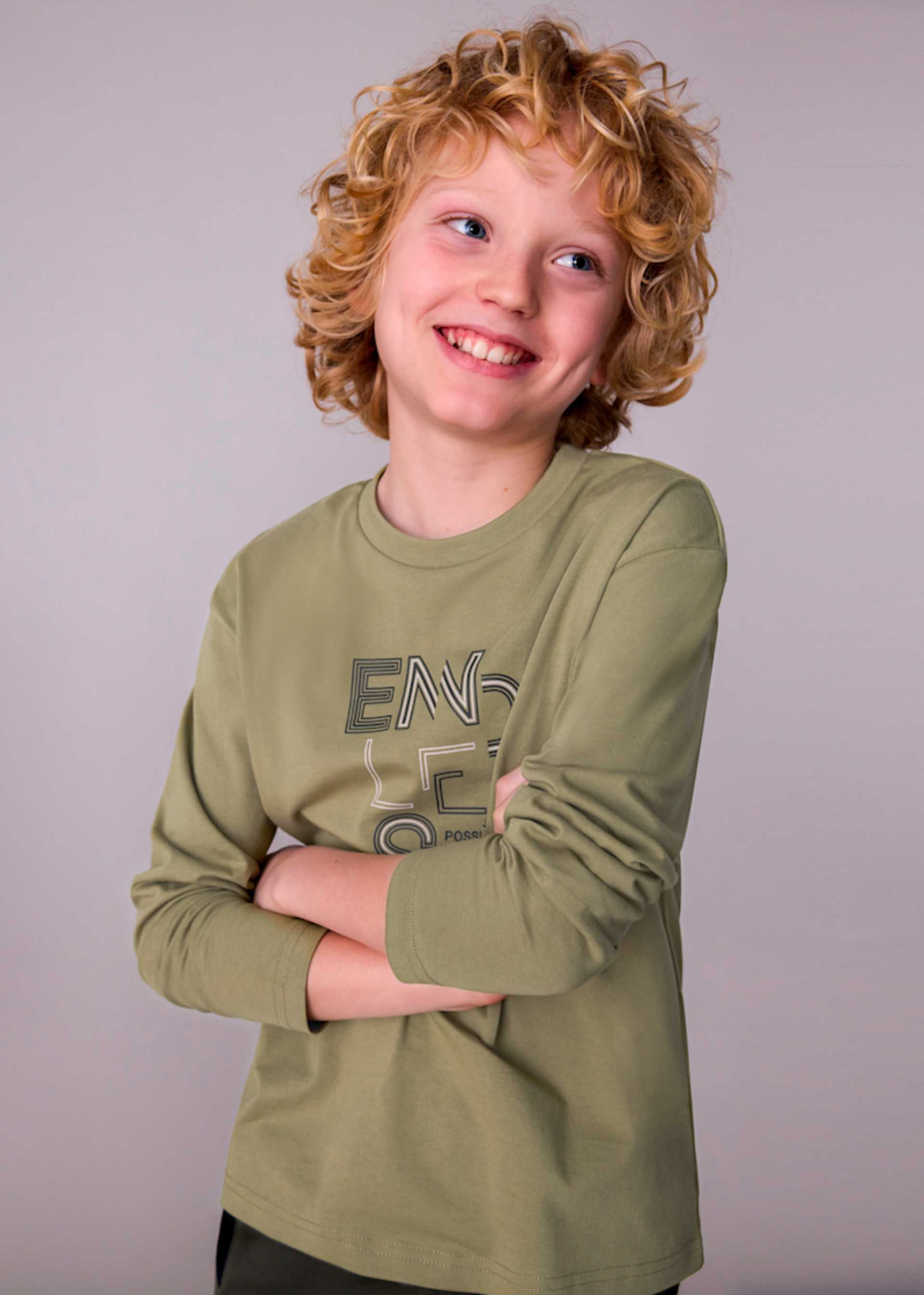 Boy Basic Print T-Shirt