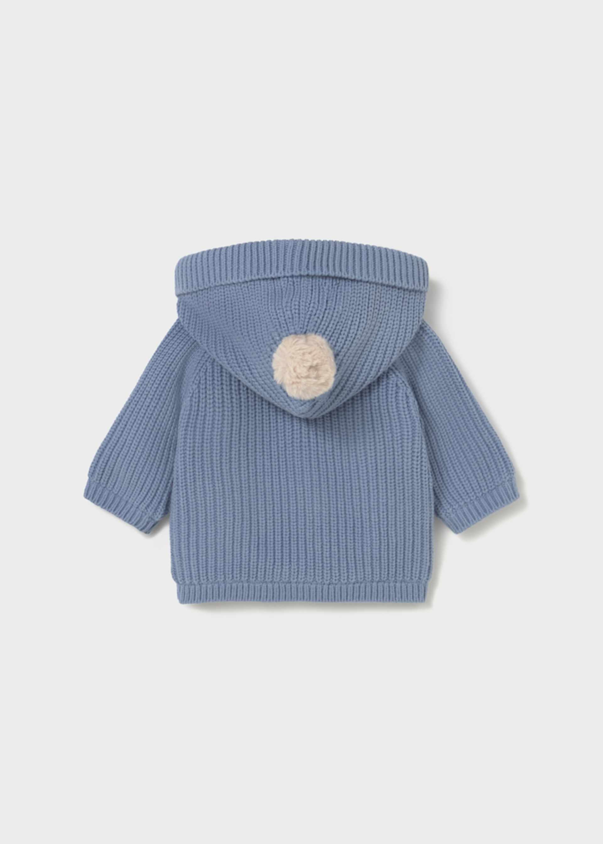 Newborn Boy Lined Knit Cardigan