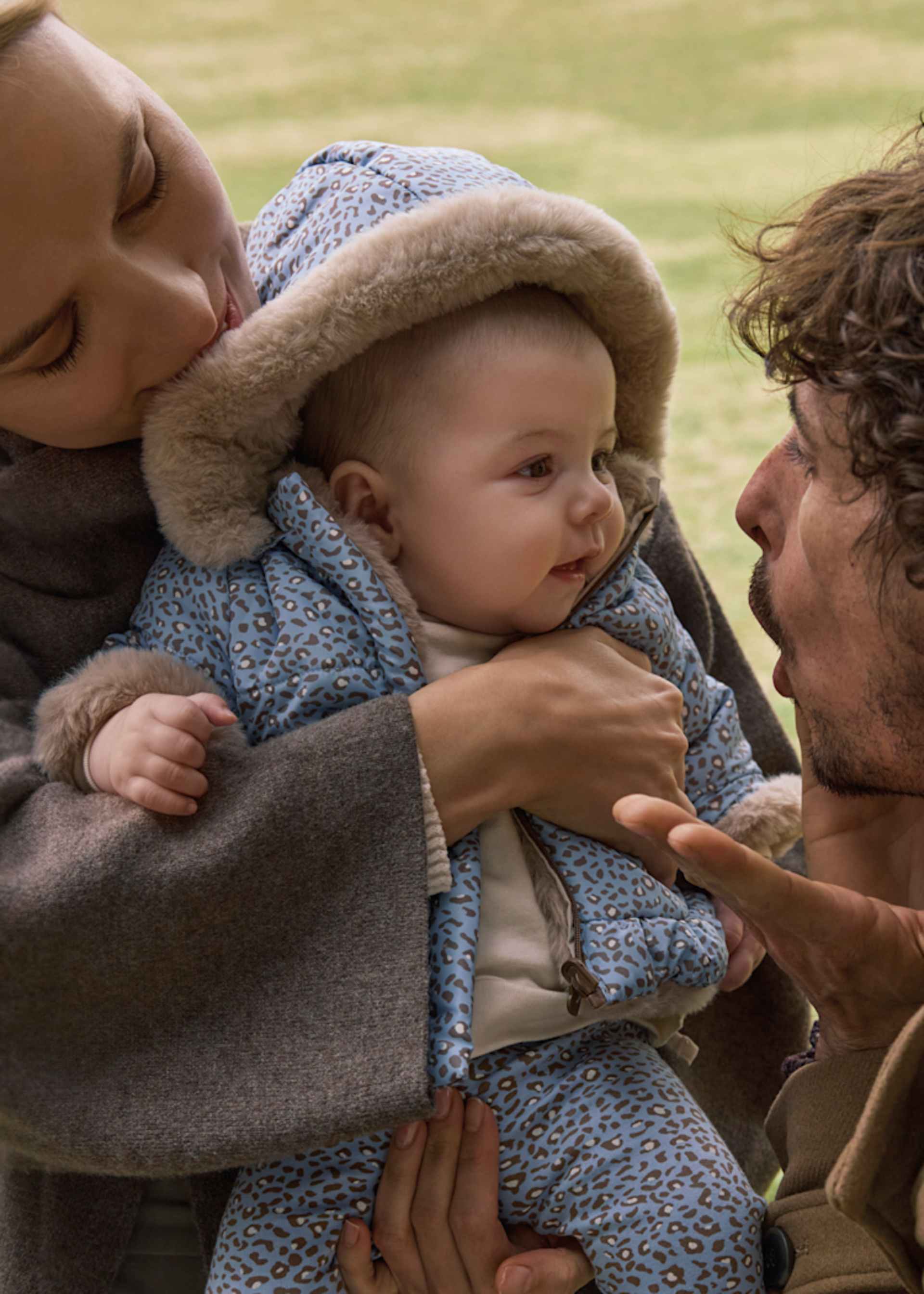 Chamarra reversible recién nacida Chamarra reversible recién nacida