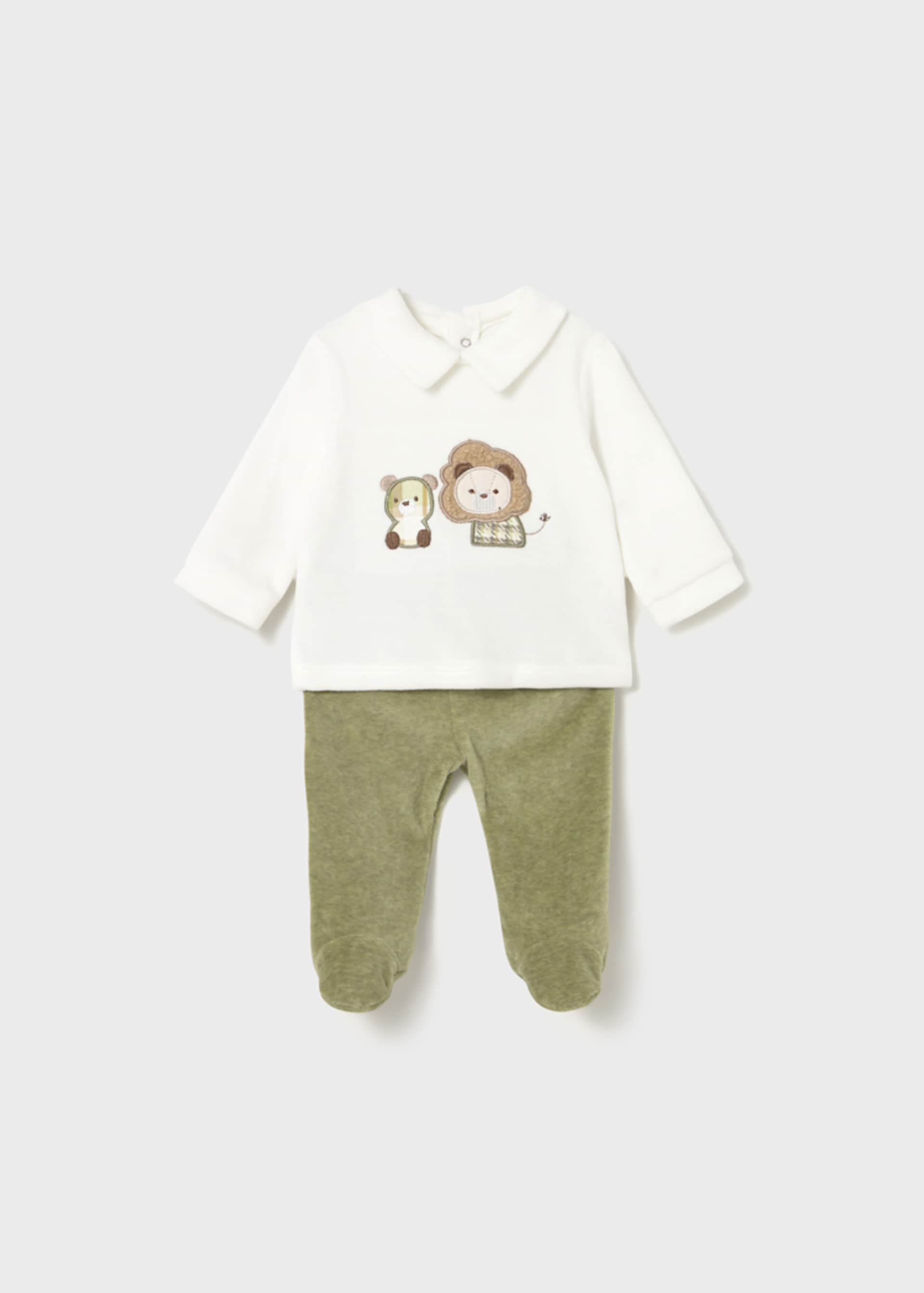 Conjunto pantalón tundosado recién nacido