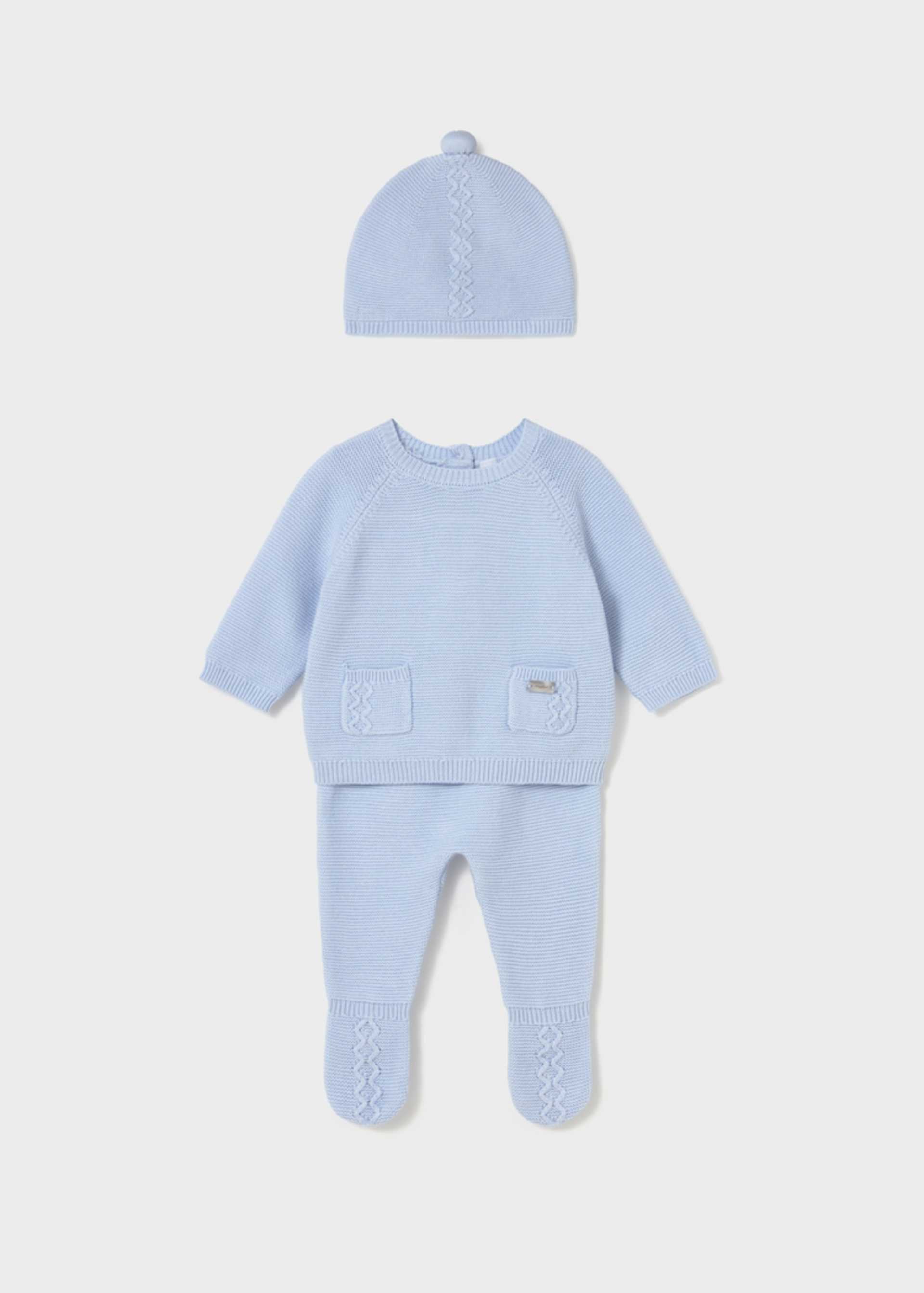 Leg warmer set newborn baby boy