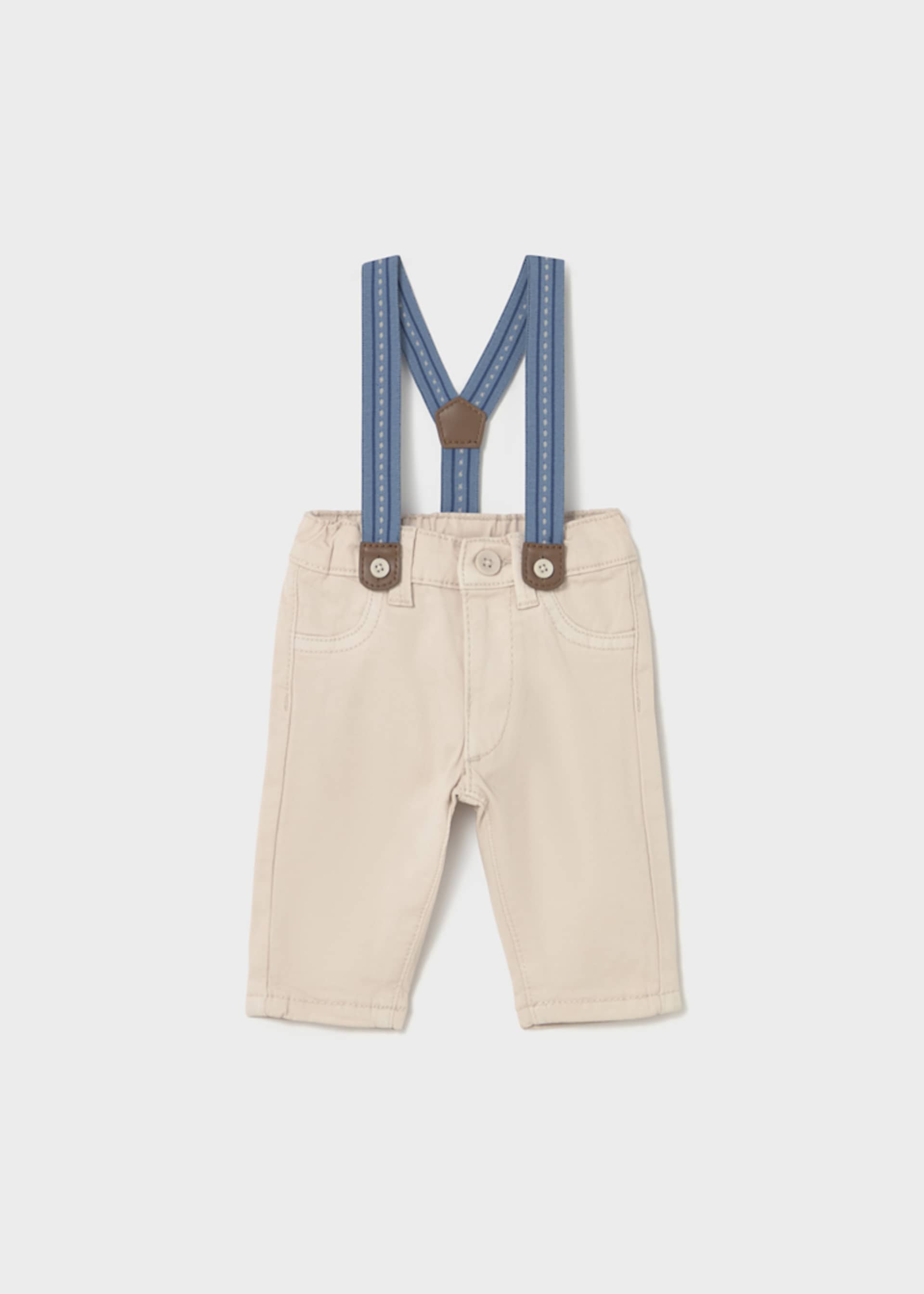 Pantalone bretelle neonato
